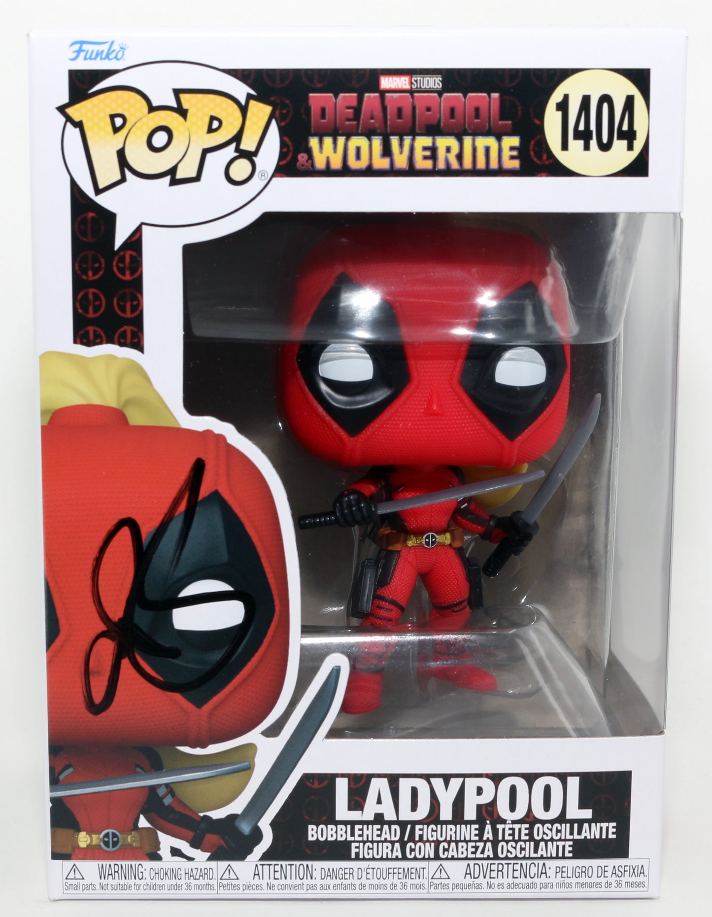 
                  
                    Blake Lively as Ladypool in Deadpool & Wolverine Signed Funko POP! #1404
                  
                