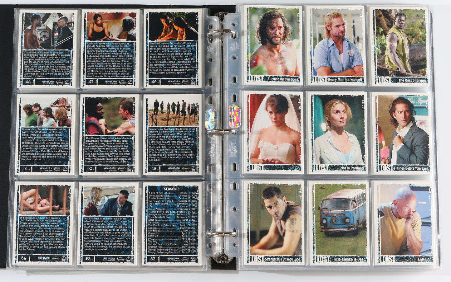 
                  
                    LOST Rittenhouse Trading Cards 315pc LOT with 59 Cards Signed by Harold Perrineau, Yunjin Kim, Daniel Dae Kim, Henry Ian Cusick, Terry O'Quinn, Michael Emerson, Cynthia Watros, Michelle Rodriguez, Ken Leung, Francis Chau, Tana Raymonde, & More
                  
                