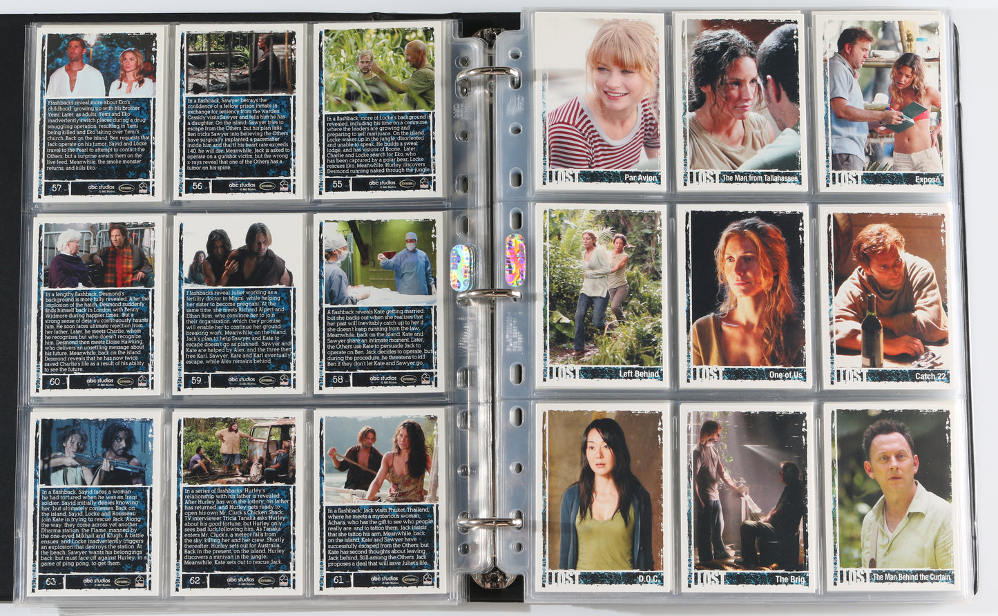 
                  
                    LOST Rittenhouse Trading Cards 315pc LOT with 59 Cards Signed by Harold Perrineau, Yunjin Kim, Daniel Dae Kim, Henry Ian Cusick, Terry O'Quinn, Michael Emerson, Cynthia Watros, Michelle Rodriguez, Ken Leung, Francis Chau, Tana Raymonde, & More
                  
                