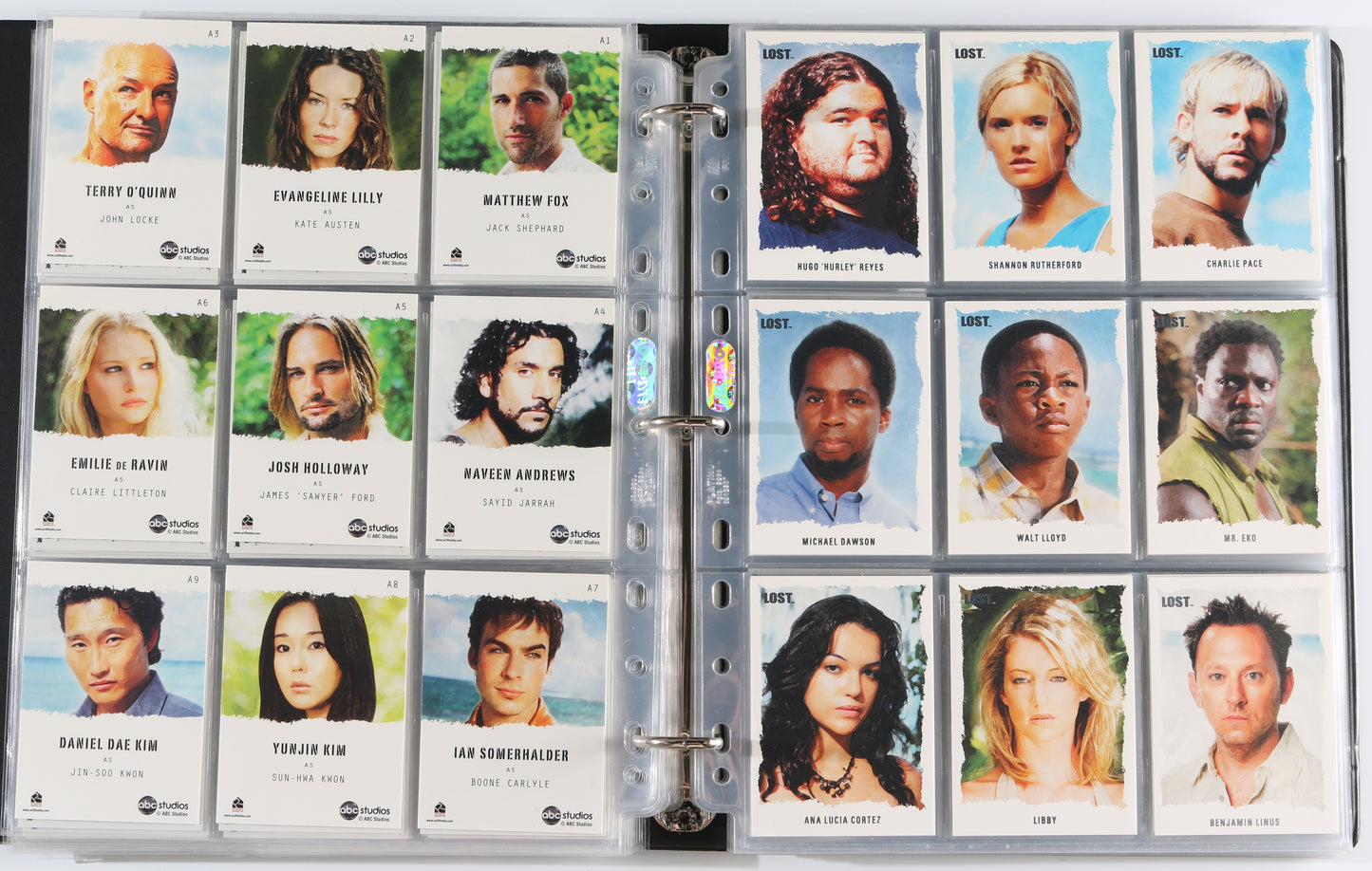 
                  
                    LOST Rittenhouse Trading Cards 315pc LOT with 59 Cards Signed by Harold Perrineau, Yunjin Kim, Daniel Dae Kim, Henry Ian Cusick, Terry O'Quinn, Michael Emerson, Cynthia Watros, Michelle Rodriguez, Ken Leung, Francis Chau, Tana Raymonde, & More
                  
                