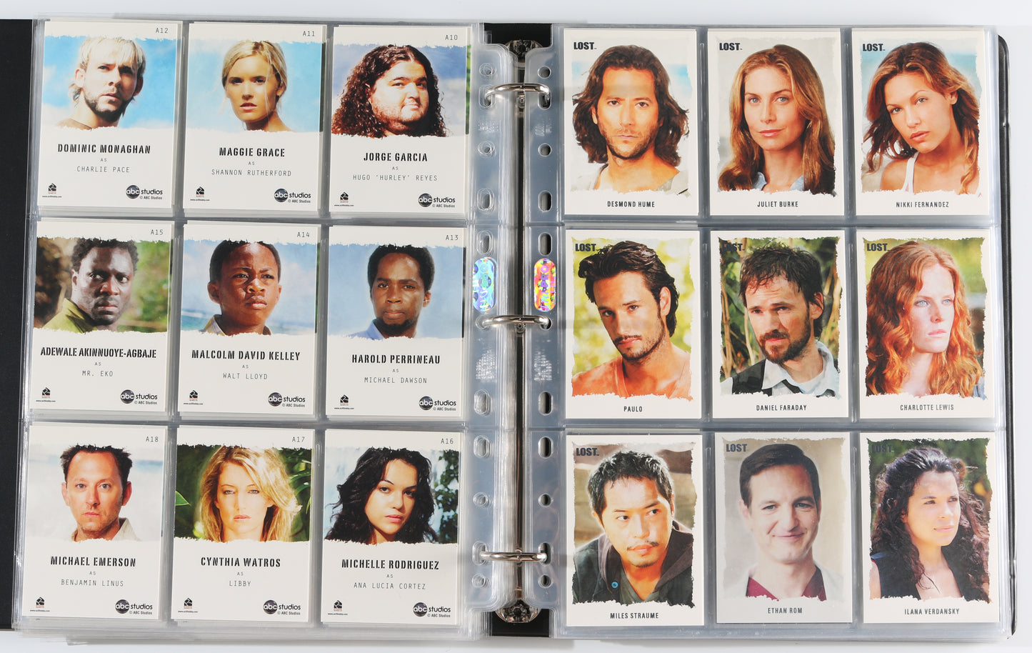 
                  
                    LOST Rittenhouse Trading Cards 315pc LOT with 59 Cards Signed by Harold Perrineau, Yunjin Kim, Daniel Dae Kim, Henry Ian Cusick, Terry O'Quinn, Michael Emerson, Cynthia Watros, Michelle Rodriguez, Ken Leung, Francis Chau, Tana Raymonde, & More
                  
                