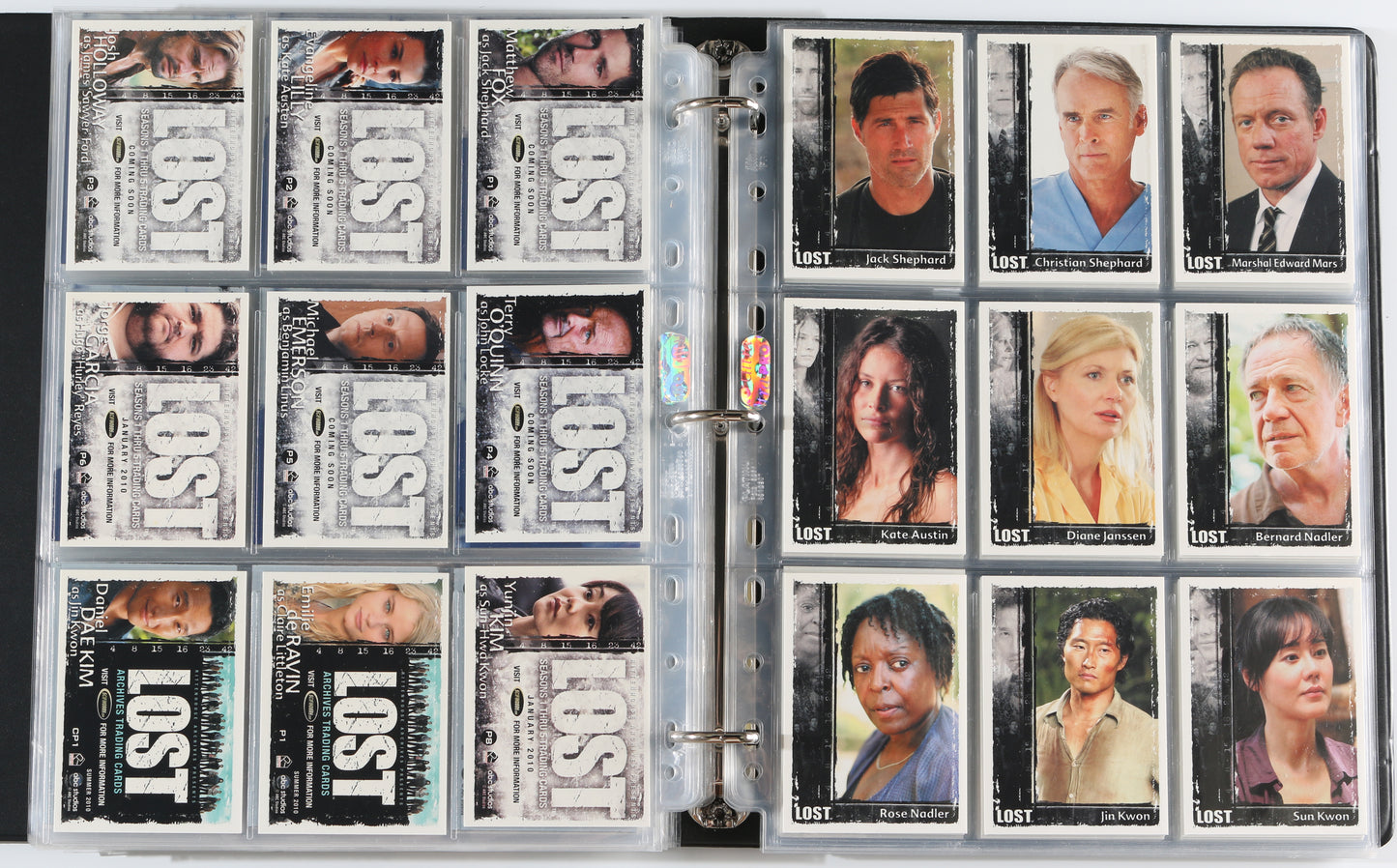 
                  
                    LOST Rittenhouse Trading Cards 315pc LOT with 59 Cards Signed by Harold Perrineau, Yunjin Kim, Daniel Dae Kim, Henry Ian Cusick, Terry O'Quinn, Michael Emerson, Cynthia Watros, Michelle Rodriguez, Ken Leung, Francis Chau, Tana Raymonde, & More
                  
                