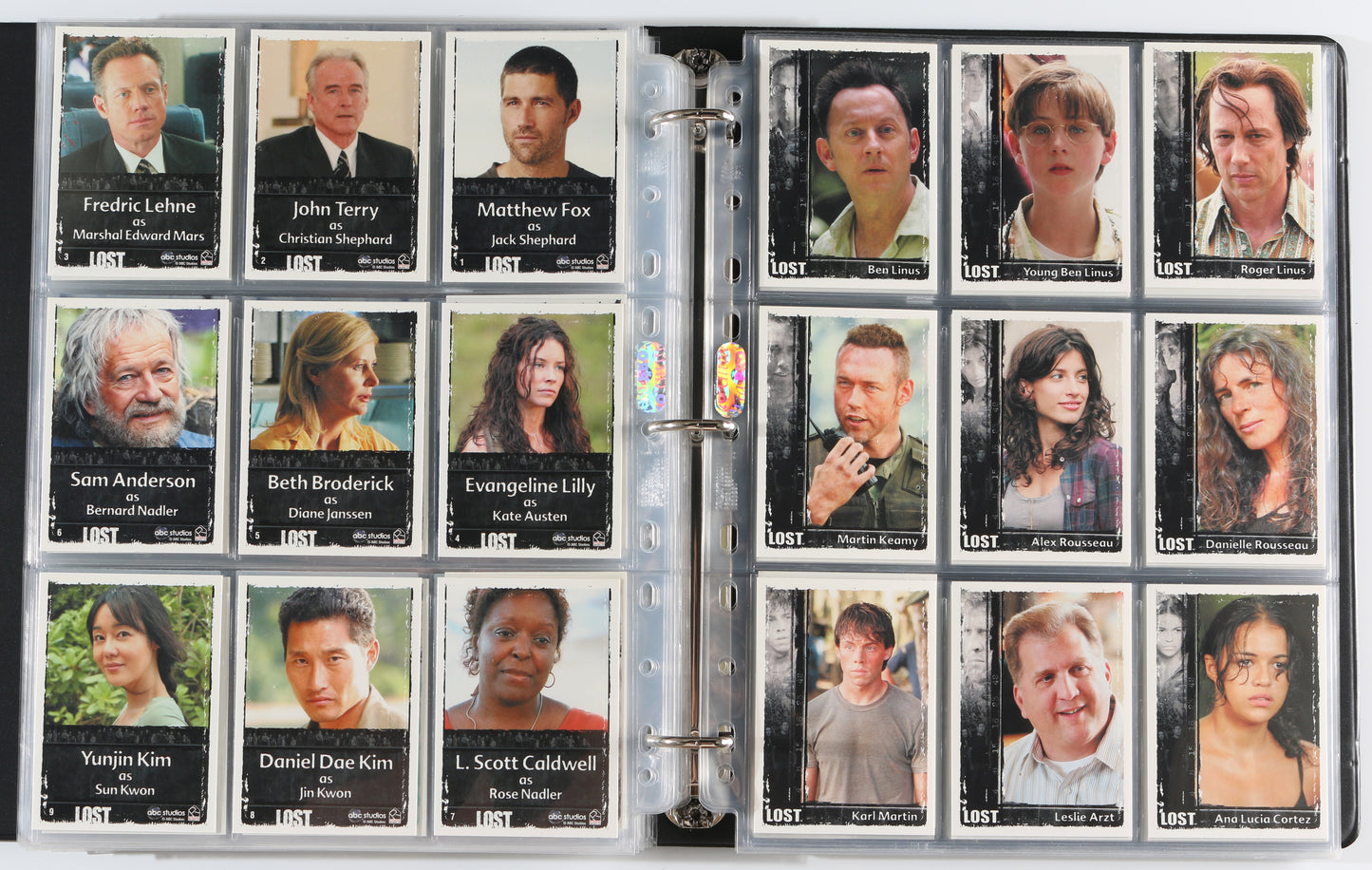 
                  
                    LOST Rittenhouse Trading Cards 315pc LOT with 59 Cards Signed by Harold Perrineau, Yunjin Kim, Daniel Dae Kim, Henry Ian Cusick, Terry O'Quinn, Michael Emerson, Cynthia Watros, Michelle Rodriguez, Ken Leung, Francis Chau, Tana Raymonde, & More
                  
                