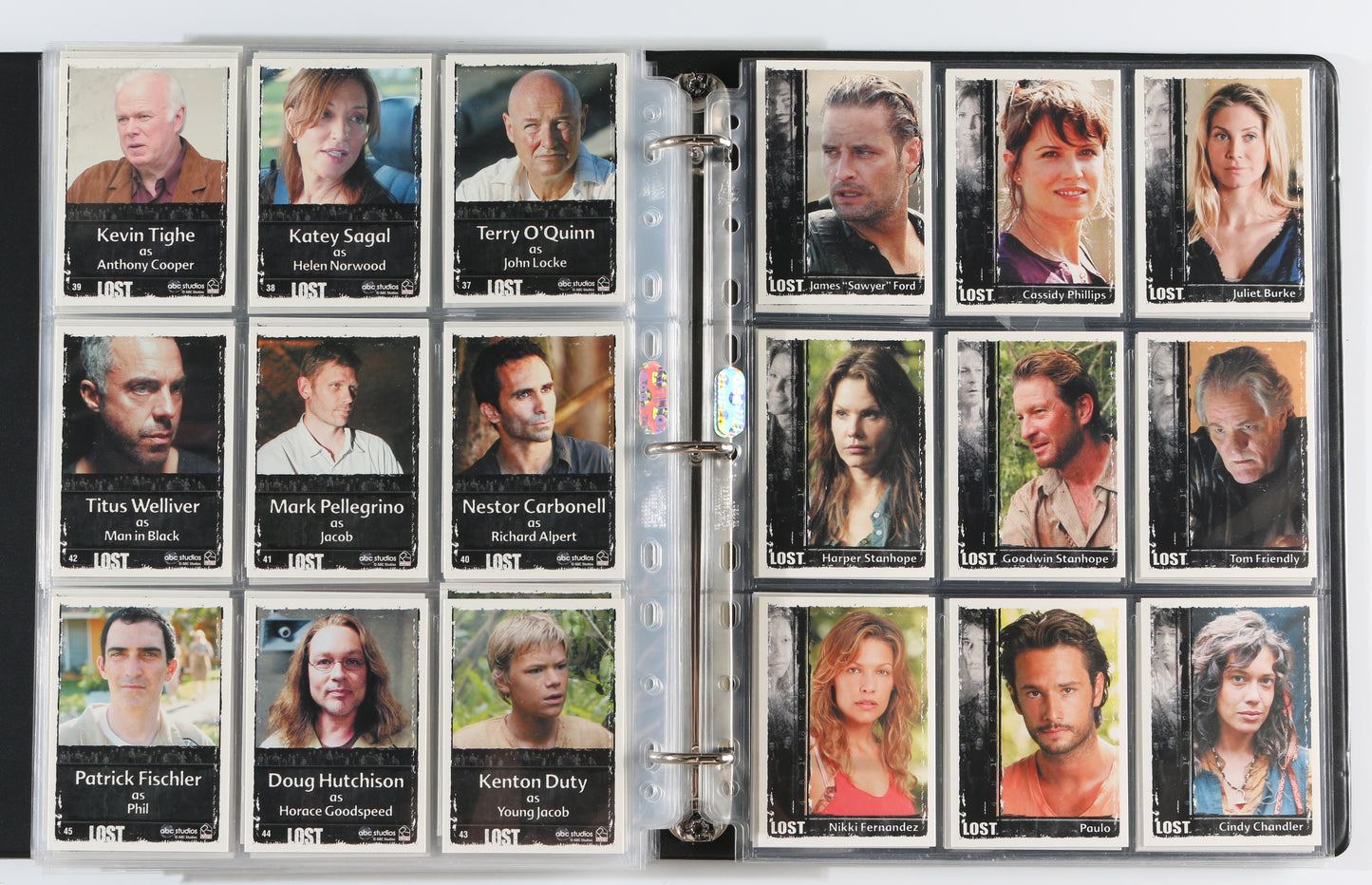 
                  
                    LOST Rittenhouse Trading Cards 315pc LOT with 59 Cards Signed by Harold Perrineau, Yunjin Kim, Daniel Dae Kim, Henry Ian Cusick, Terry O'Quinn, Michael Emerson, Cynthia Watros, Michelle Rodriguez, Ken Leung, Francis Chau, Tana Raymonde, & More
                  
                