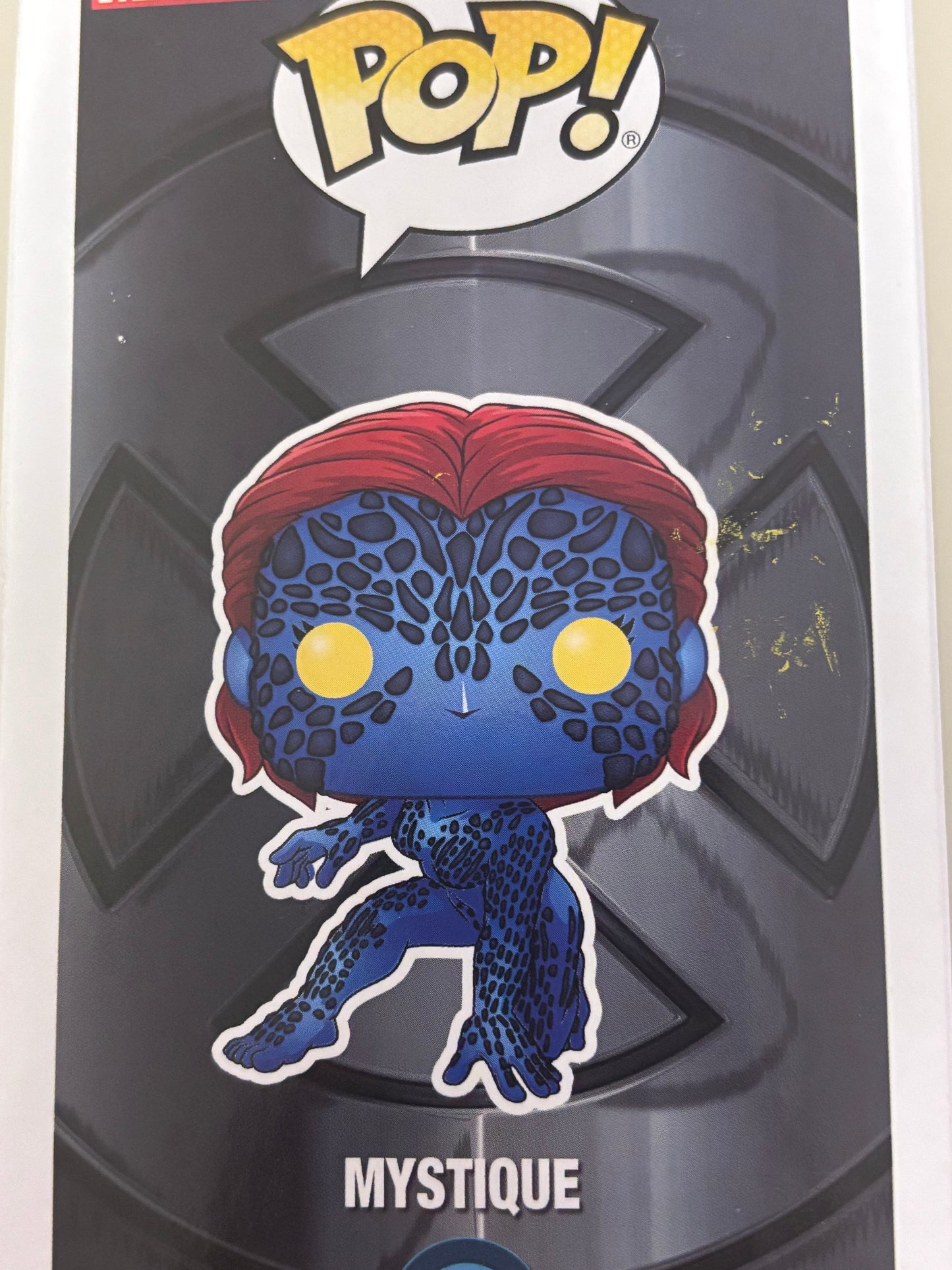 
                  
                    Rebecca Romijn as Mystique in X-Men Target Exclusive Signed Funko POP! #638 with Character Name & Quote
                  
                