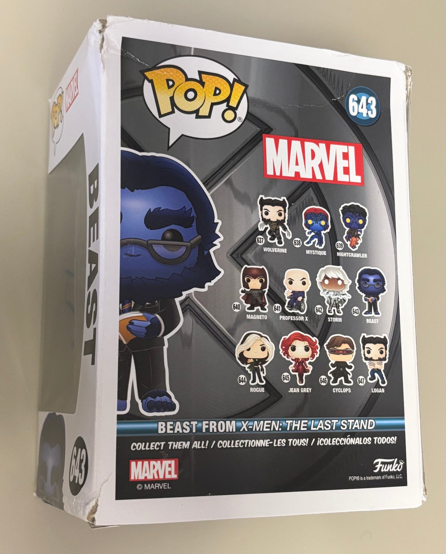 
                  
                    Nicholas Hoult as Beast in X-Men Signed Funko POP! #643 with Character Name
                  
                