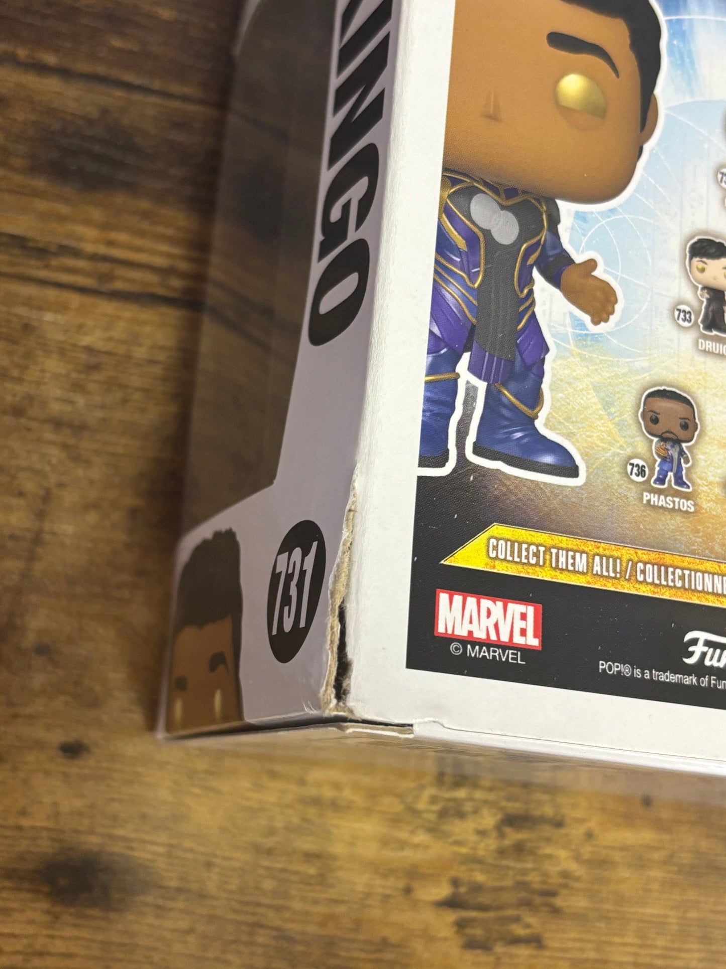 
                  
                    Kumail Nanjiani as Kingo in The Eternals Signed Funko POP! #731 with Character Name
                  
                