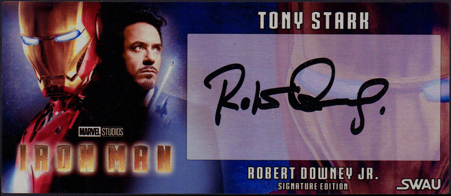 
                  
                    Robert Downey Jr. as Tony Stark Iron Man Signature Edition (SWAU) Signed Plaque
                  
                