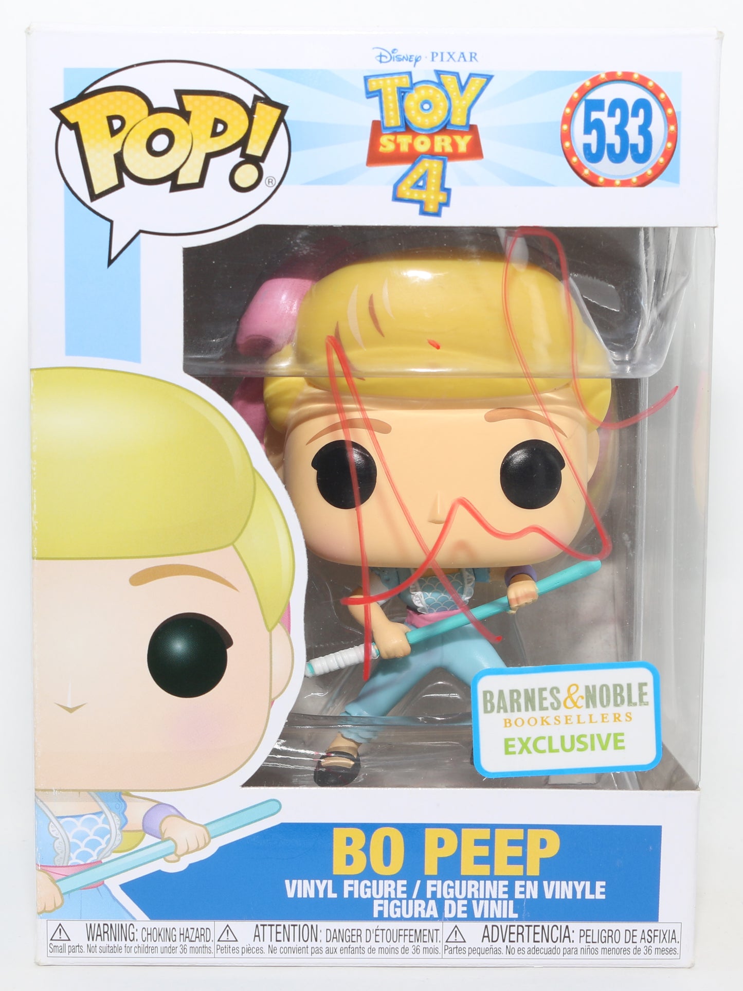 
                  
                    Annie Potts as Bo Peep in Toy Story 4 Barnes & Noble Exclusive Signed Funko POP! #533
                  
                