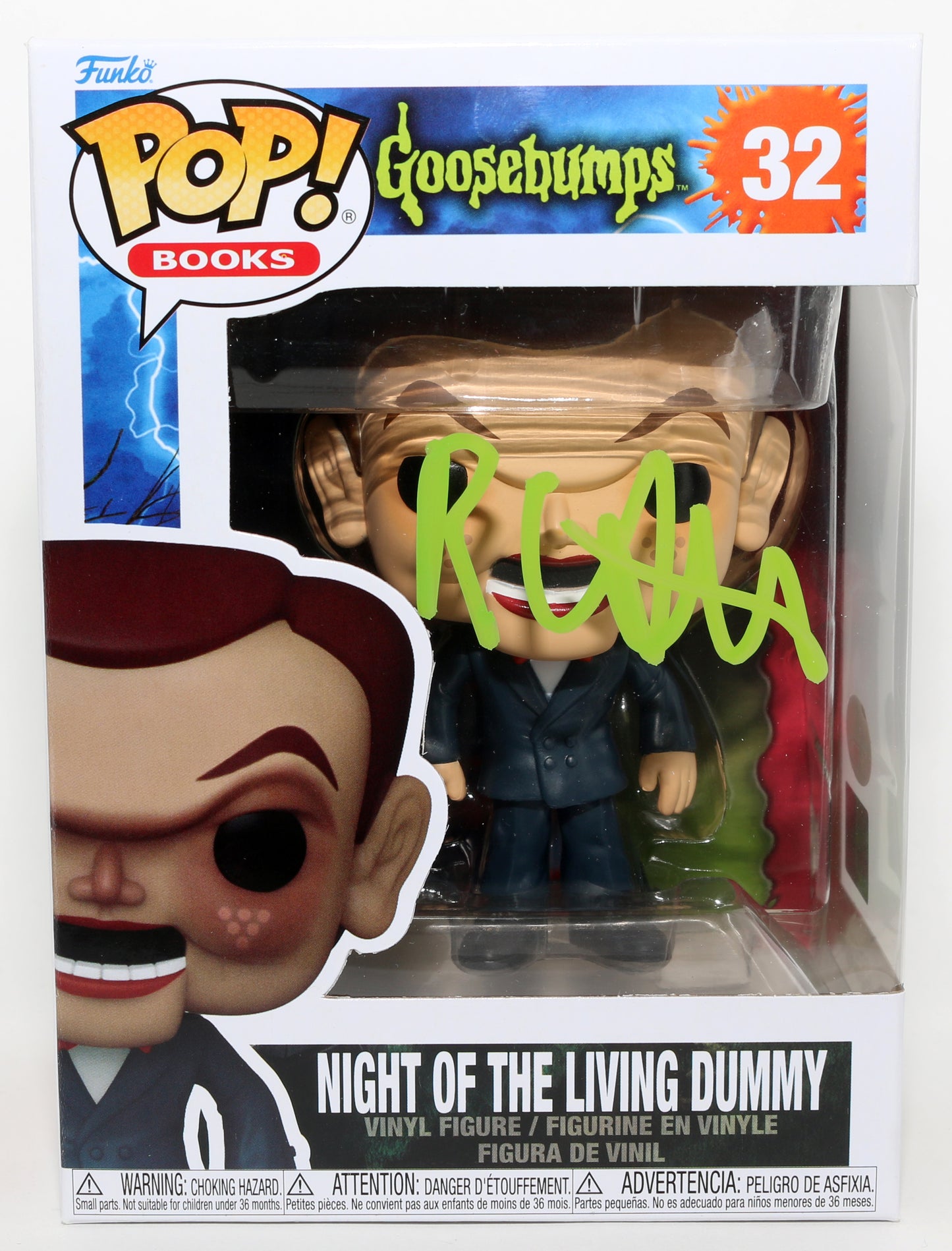 
                  
                    R.L. Stine Author of Goosebumps & Fear Street Book Series (JSA) Signed Funko POP! #32
                  
                