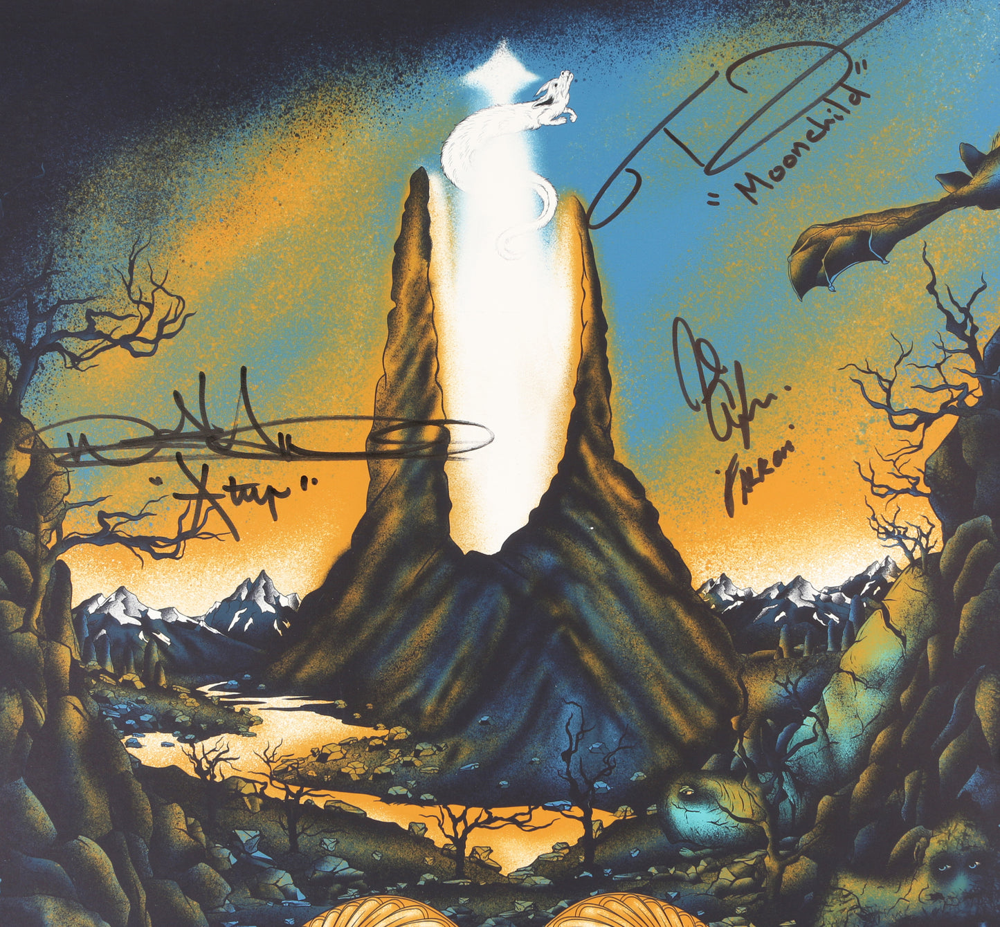 
                  
                    The NeverEnding Story 16x24 Poster Cast Signed by Noah Hathaway, Tami Stronach, & Alan Oppenheimer
                  
                