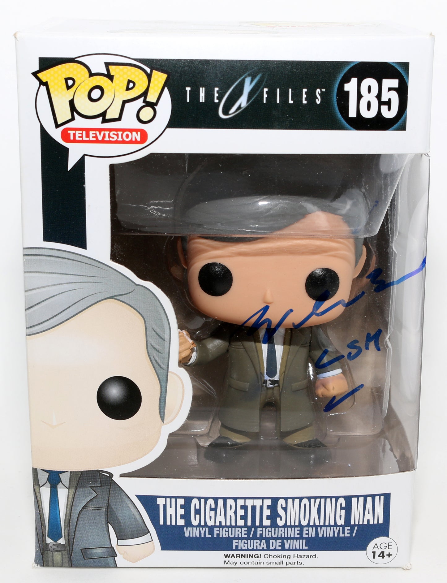 
                  
                    William B. Davis as Cigarette Smoking Man in The X-Files Signed Funko POP! #185 with Character Name
                  
                