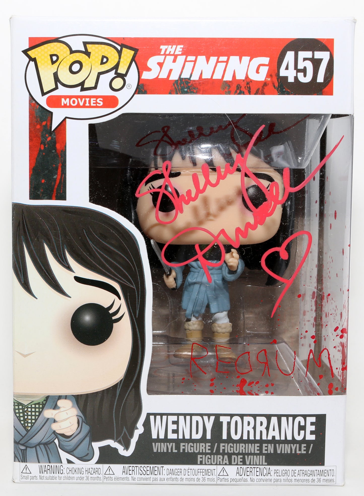 
                  
                    Shelley Duvall as Wendy Torrance in The Shining Signed Funko POP! #457
                  
                