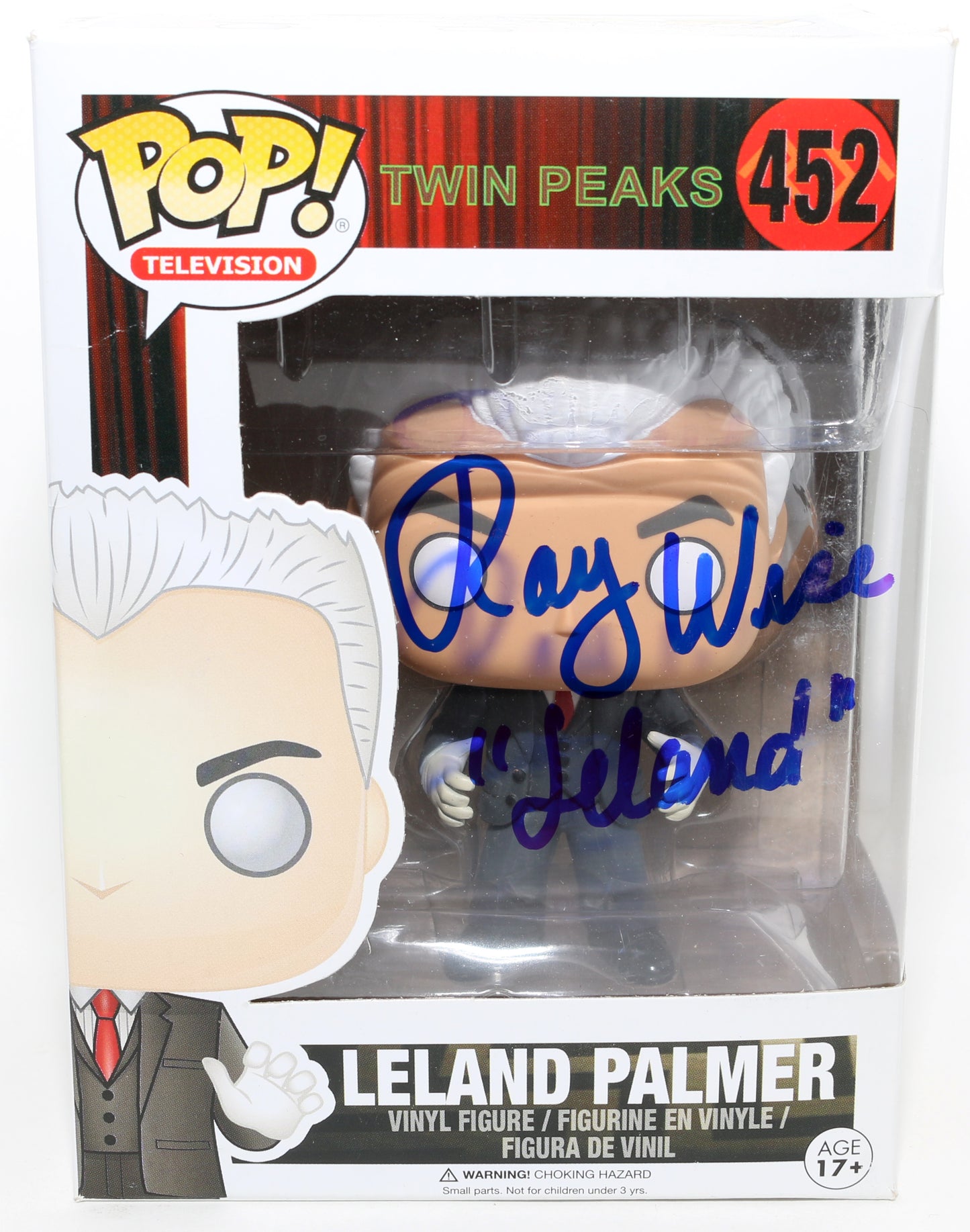 
                  
                    Ray Wise as Leland Palmer in Twin Peaks Signed Funko POP! #452 with Character Name
                  
                
