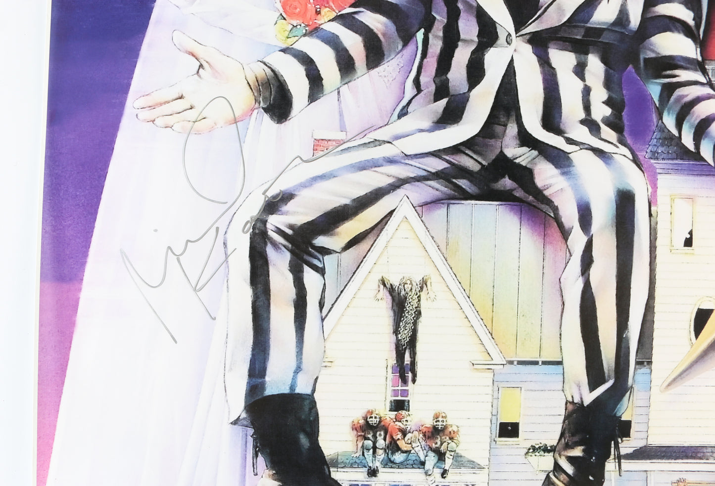 
                  
                    Michael Keaton as Beetlejuice in Tim Burton's Beetlejuice Signed 27x40 Poster
                  
                