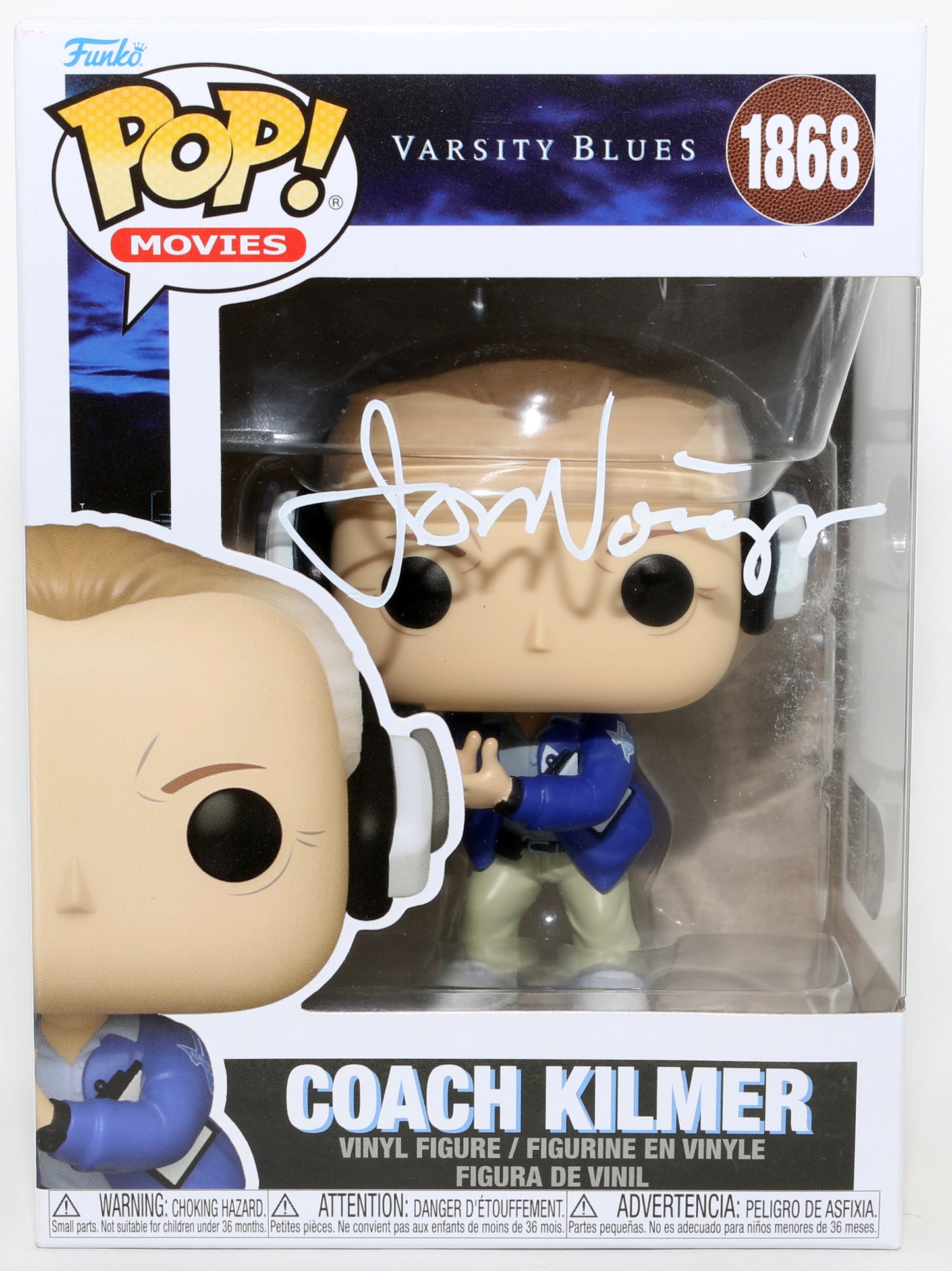 
                  
                    Jon Voight as Coach Bud Kilmer in Varsity Blues (SWAU) Signed Funko POP! #1868
                  
                