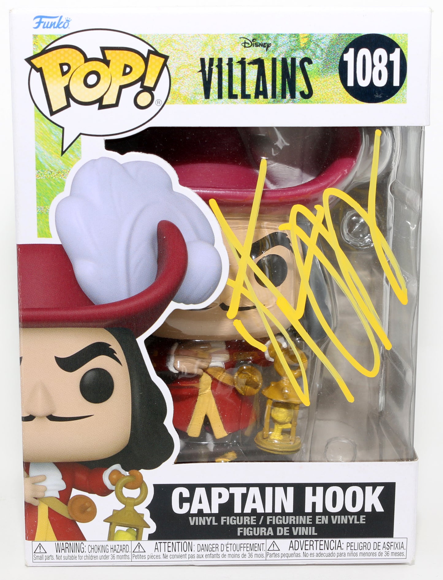 
                  
                    Dustin Hoffman as Captain Hook in Hook (SWAU) Signed Funko POP! #1081
                  
                