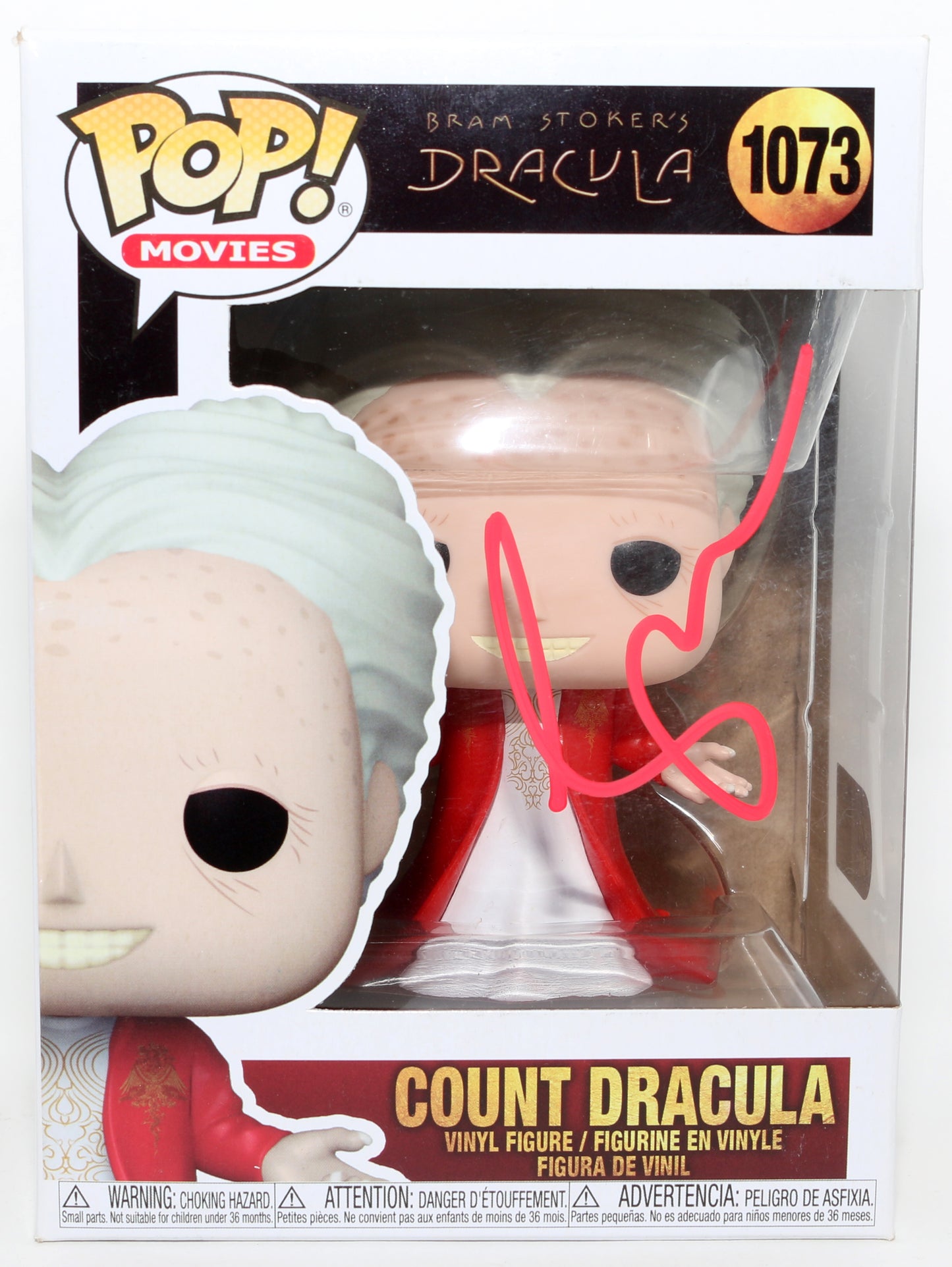 
                  
                    Gary Oldman as Count Dracula in Bram Stoker's Dracula (SWAU) Signed Funko POP! #1073
                  
                