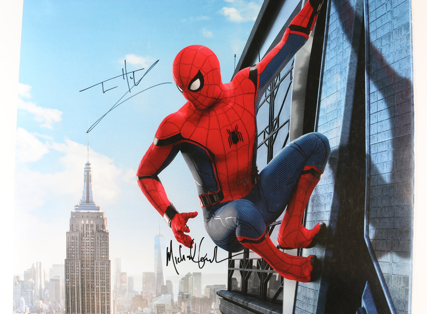 
                  
                    Tom Holland as Peter Parker / Spider-Man & Michael Giacchino Composer of Spider-Man: Homecoming (The Brothers Trust) Signed 27x40 Poster
                  
                