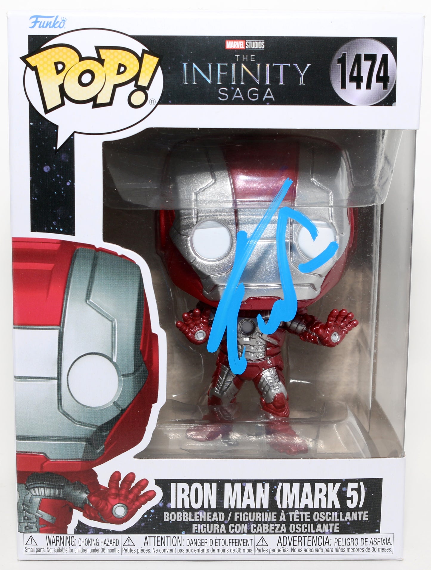 
                  
                    Kevin Feige President of Marvel Studios & Producer of The Infinity Saga Iron Man [Mark 5] Signed Funko POP! #1474
                  
                