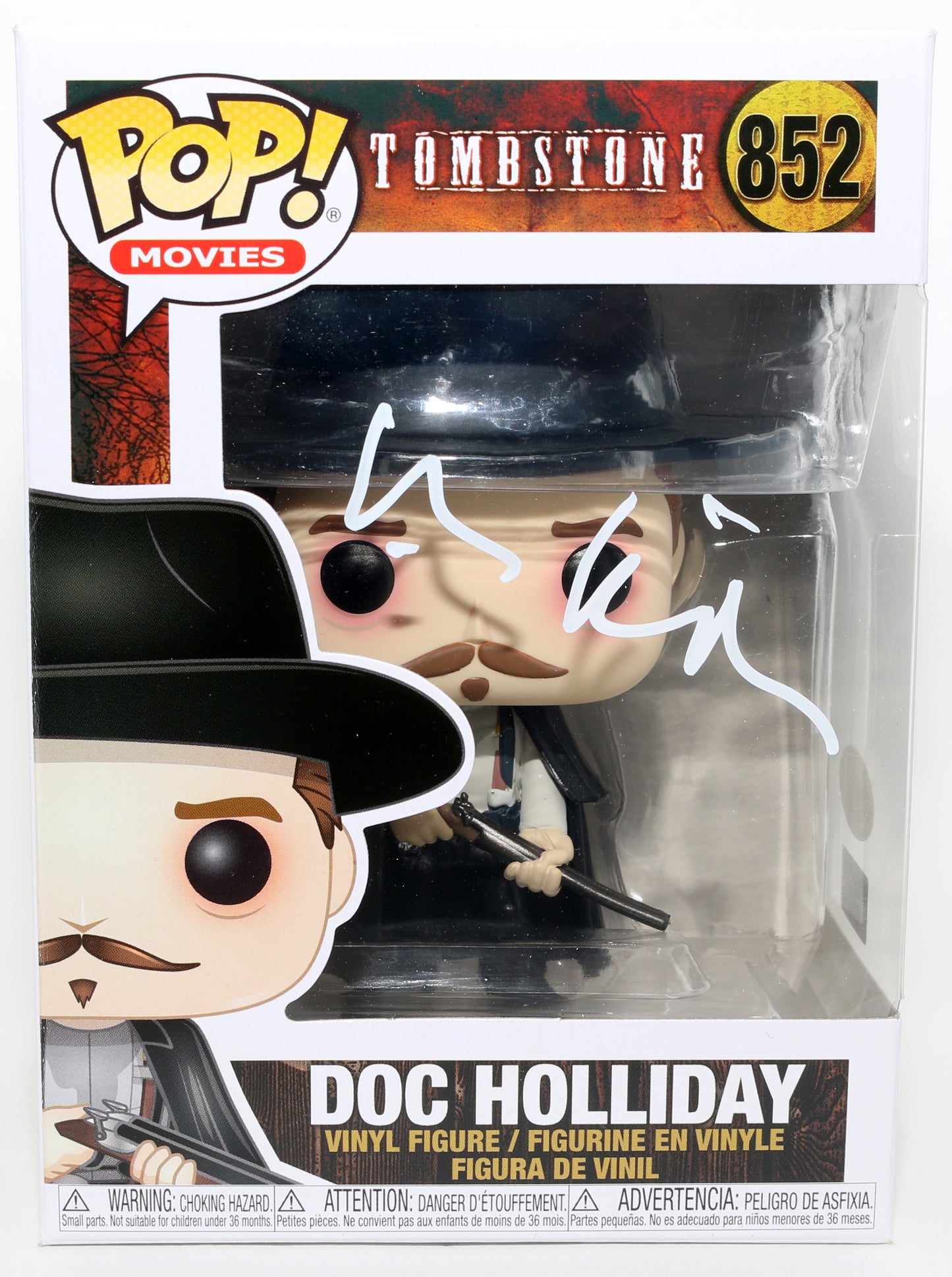 
                  
                    Val Kilmer as Doc Holliday in Tombstone (JSA / Celebrity Authentics) Signed Funko POP! #852
                  
                