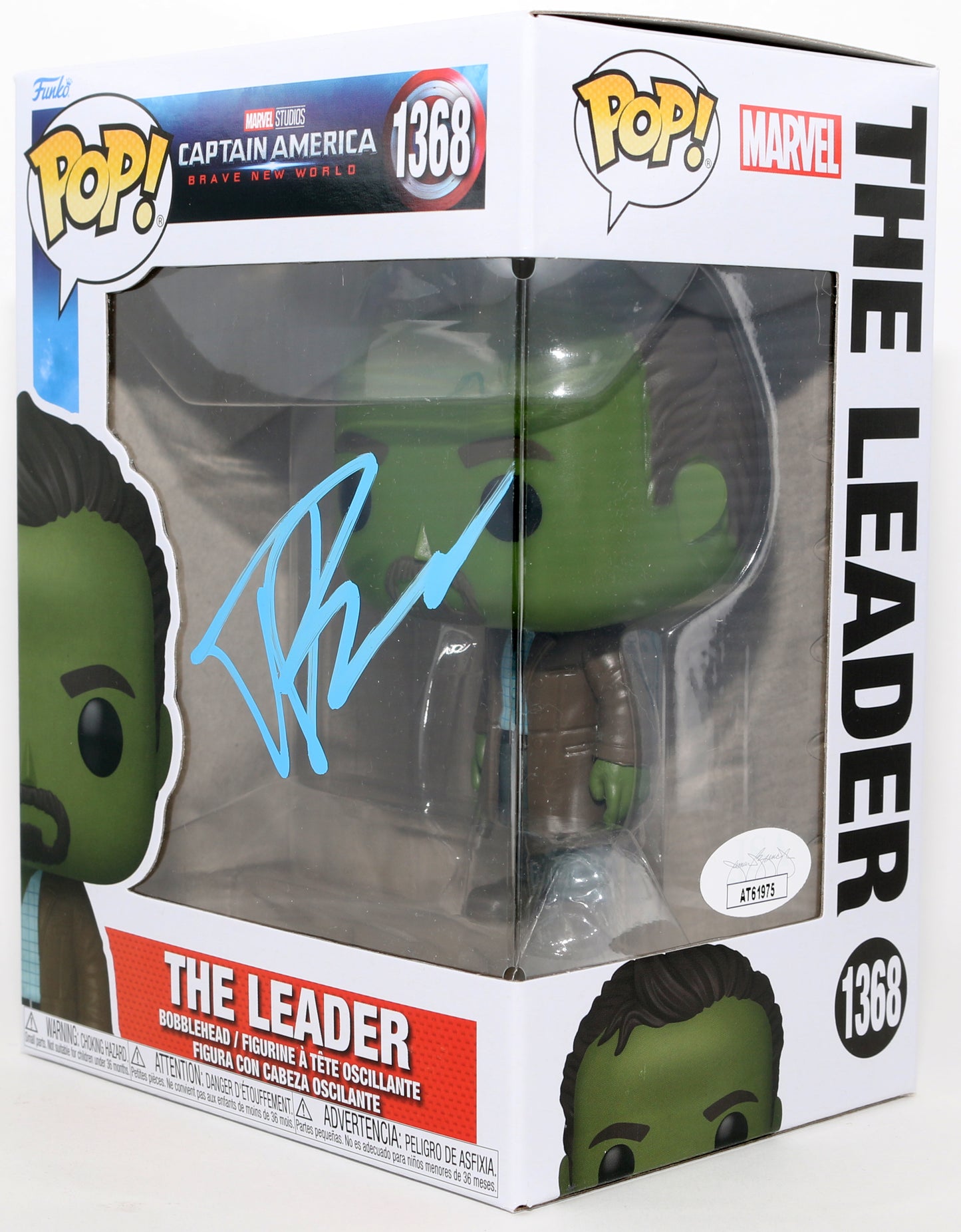 
                  
                    Tim Blake Nelson as The Leader / Samuel Sterns in Captain America: Brave New World (JSA) Signed Funko POP! #1368
                  
                