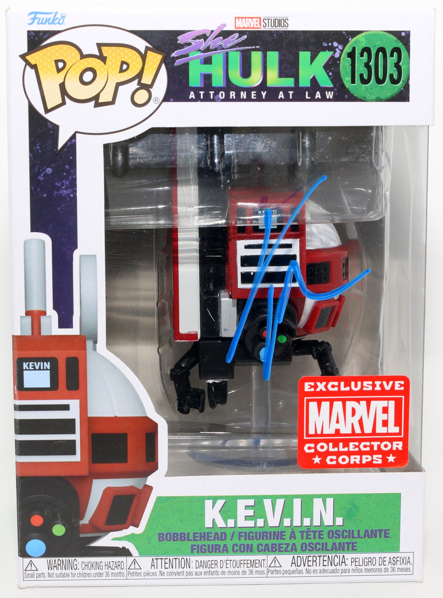 
                  
                    Kevin Feige as K.E.V.I.N. in She-Hulk Marvel Collector Corps Exclusive Signed Funko POP! #1303
                  
                