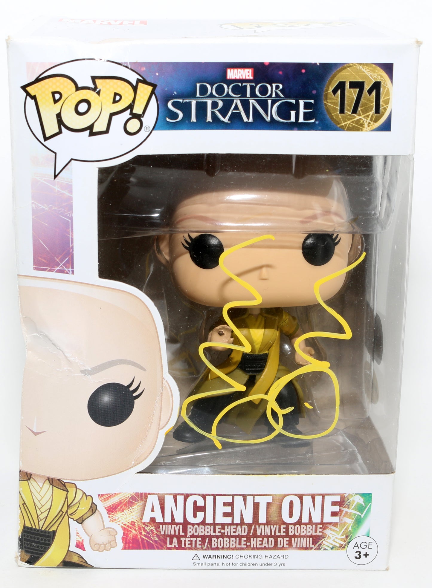 
                  
                    Tilda Swinton as Ancient One in Doctor Strange (SWAU) Signed Funko POP! #171
                  
                