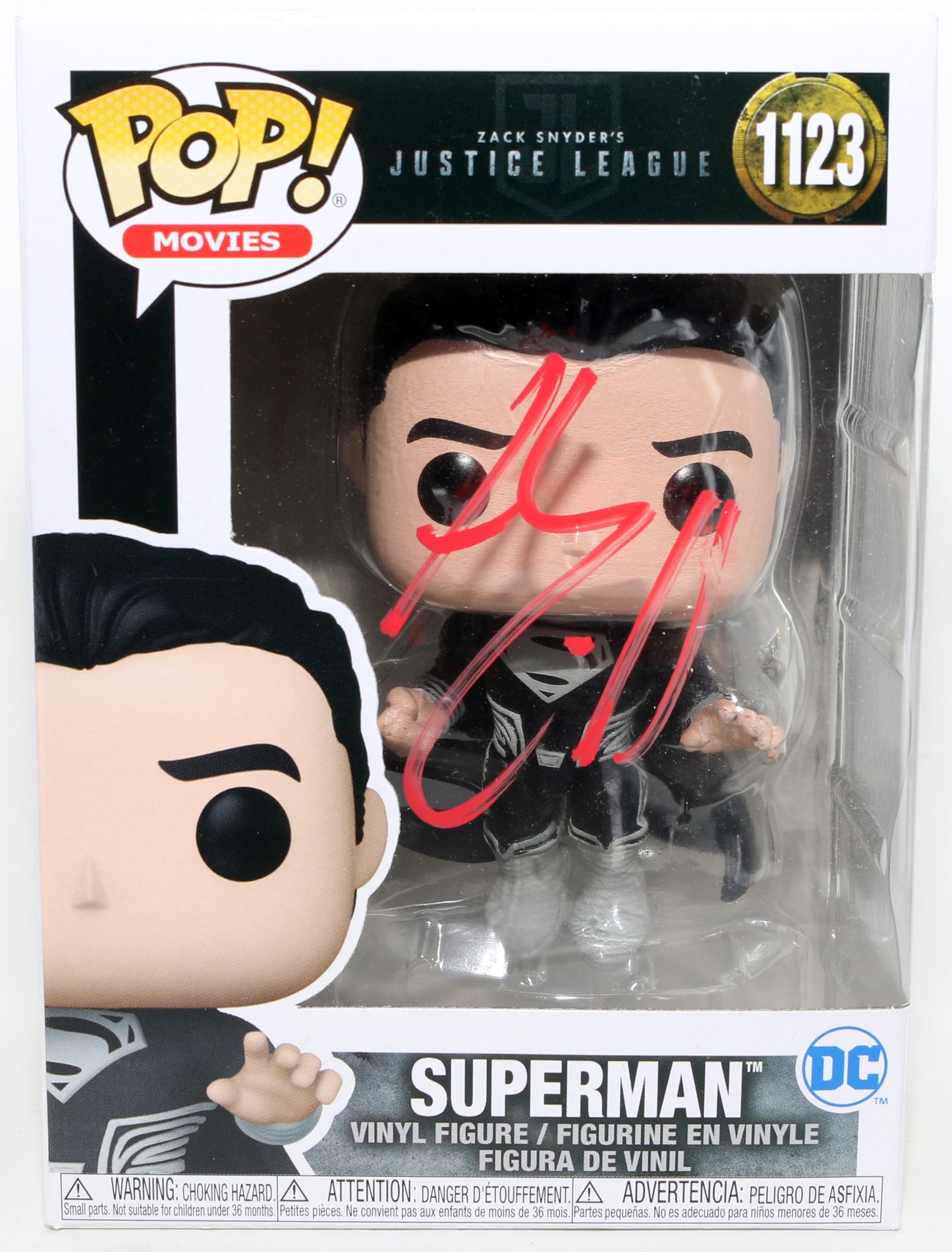 
                  
                    Henry Cavill as Superman in Zack Snyder's Justice League (SWAU) Signed Funko POP! #1123
                  
                