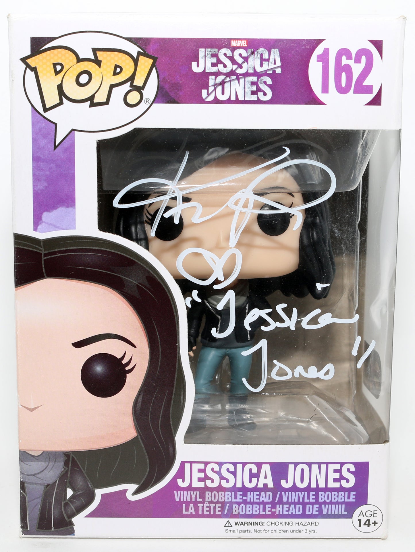 
                  
                    Krysten Ritter as Jessica Jones in Jessica Jones (SWAU) Signed Funko POP! #162
                  
                