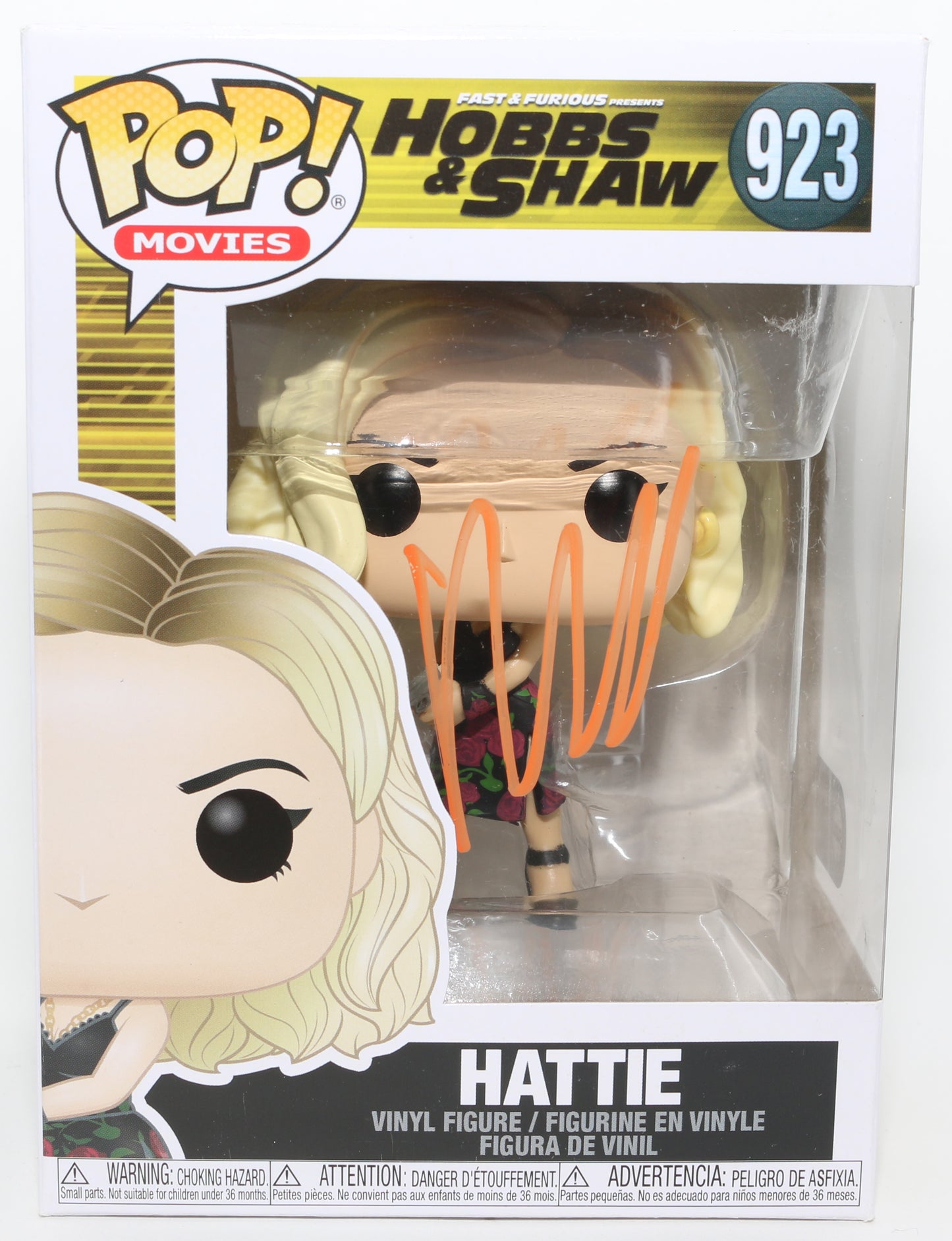 
                  
                    Vanessa Kirby as Hattie in Fast & Furious Presents: Hobbs & Shaw (SWAU) Signed Funko POP! #923
                  
                