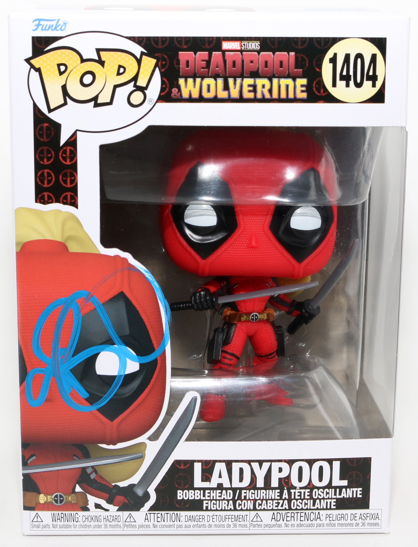 
                  
                    Blake Lively as Ladypool in Deadpool & Wolverine Signed Funko POP! #1404
                  
                