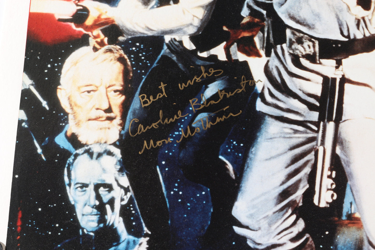 
                  
                    Star Wars: A New Hope 22x32 Poster Cast Signed by Dave Prowse, Peter Mayhew, Kenny Baker, Jeremy Bulloch, lan McDiarmid, Billy Dee Williams, Warwick Davis, Anthony Daniels, Garrick Hagon, Caroline Blakiston, Kenneth Colley, Femi Taylor, & Maria De Aragon
                  
                
