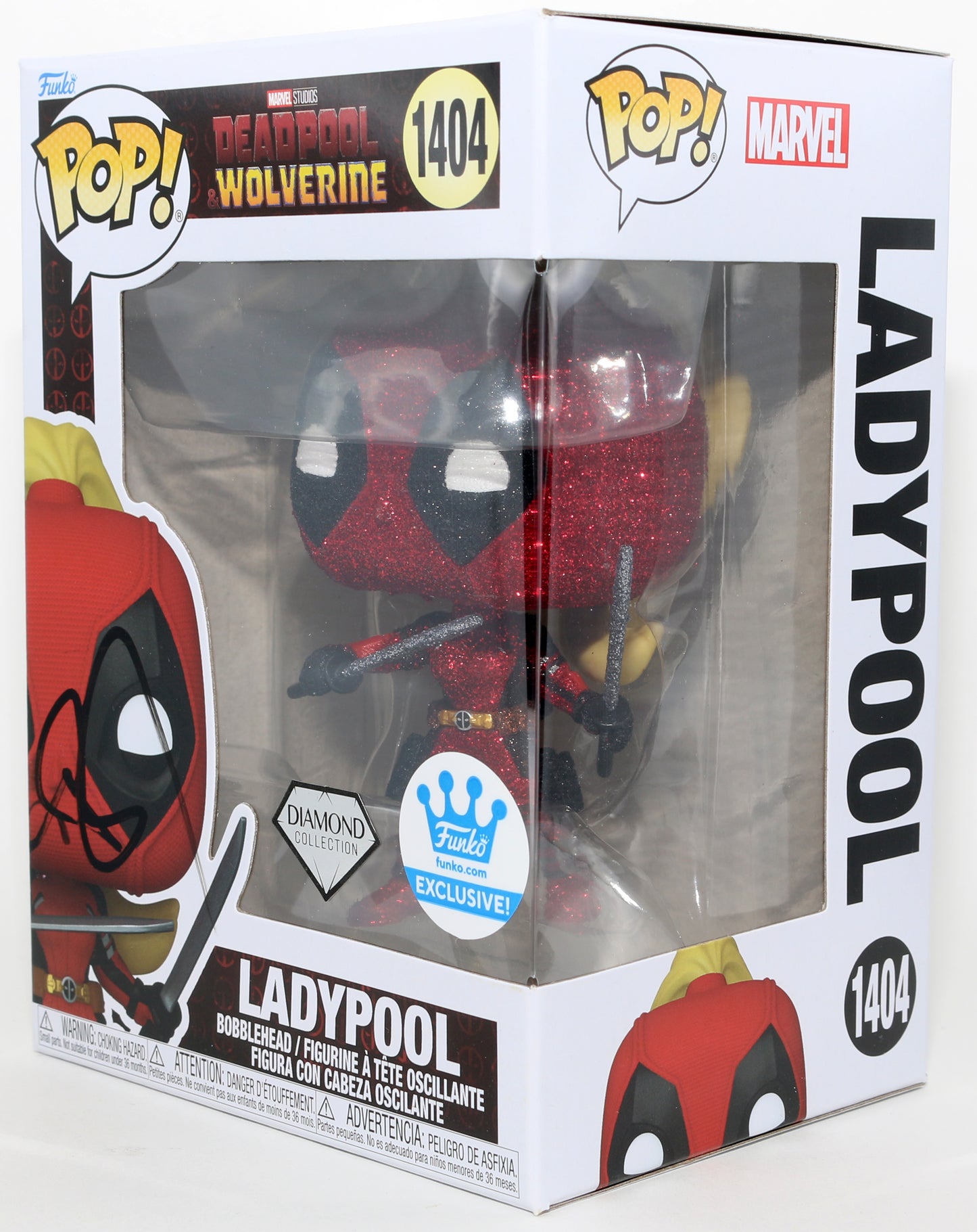 
                  
                    Blake Lively as Ladypool in Deadpool & Wolverine Diamond Edition Funko Store Exclusive Signed Funko POP! #1404
                  
                