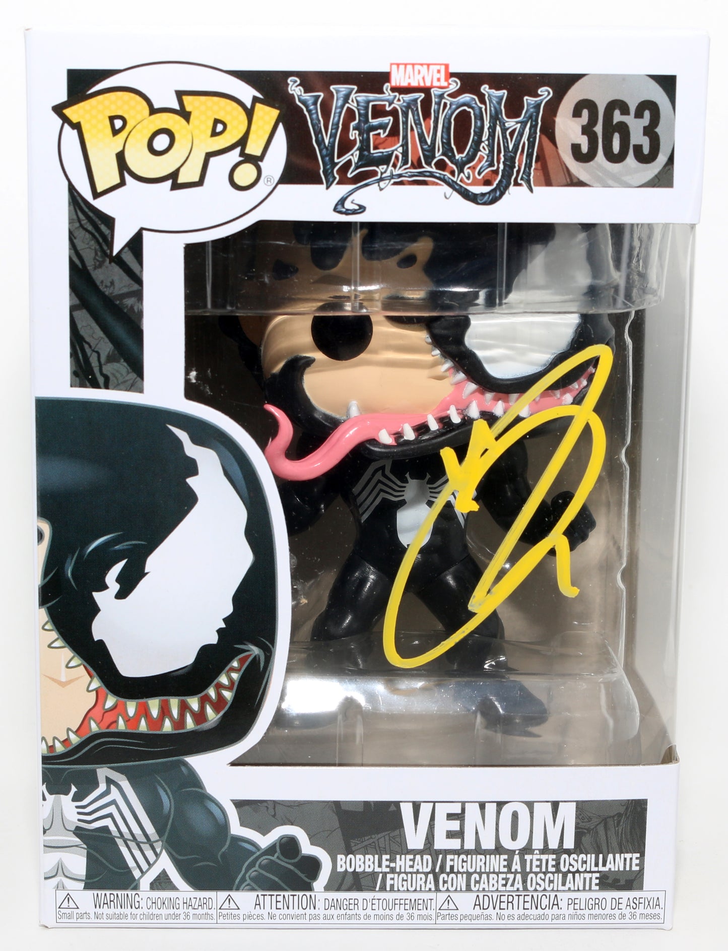 
                  
                    Tom Hardy as Venom in Venom Signed Funko POP! #363
                  
                