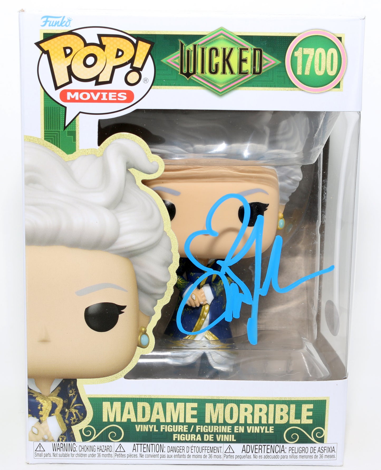 
                  
                    Michelle Yeoh as Madame Morrible in Wicked (JSA) Signed Funko POP! #1700
                  
                