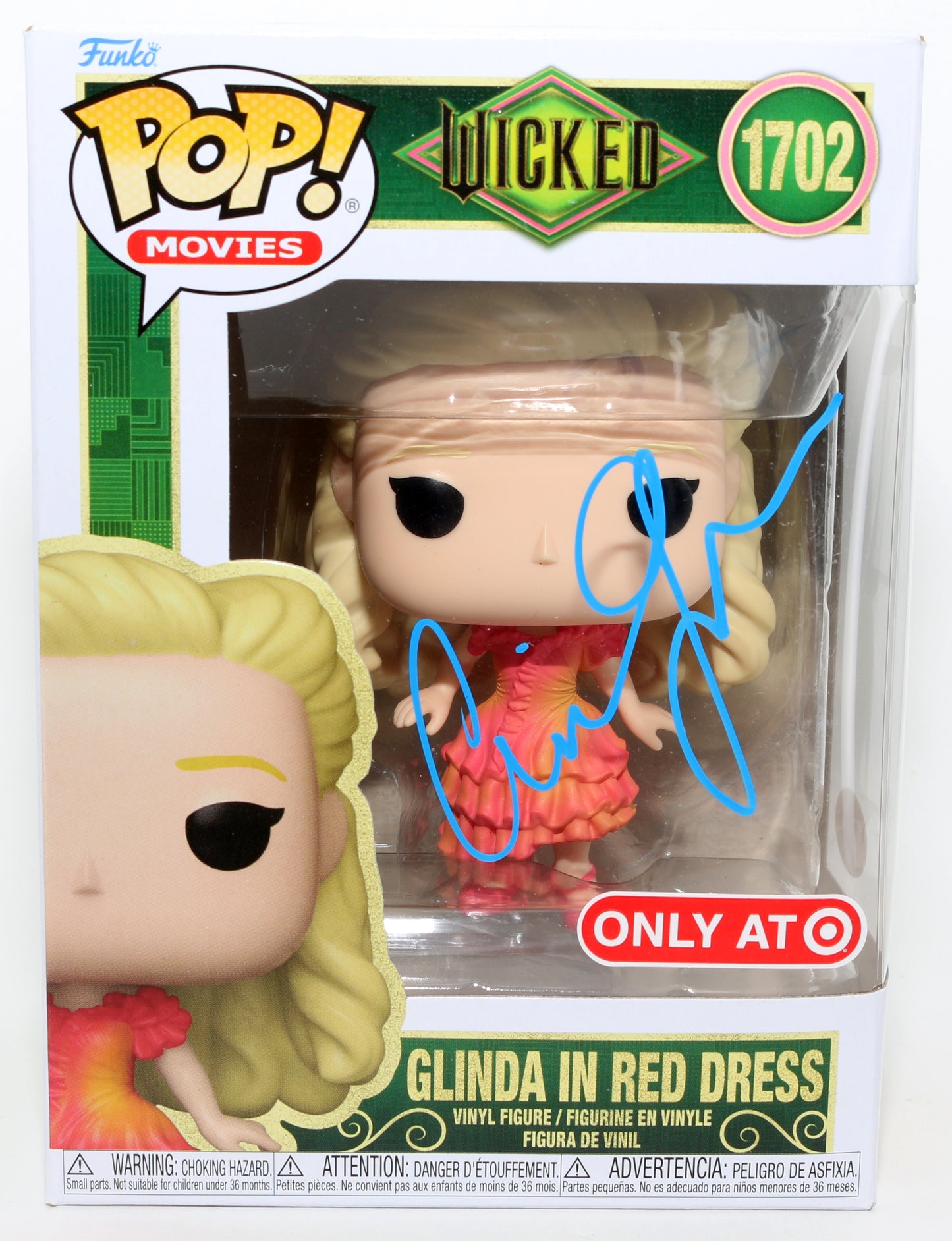 
                  
                    Ariana Grande as Glinda [Ozdust Ballroom] in Wicked Target Exclusive (JSA) Signed Funko POP! #1702
                  
                