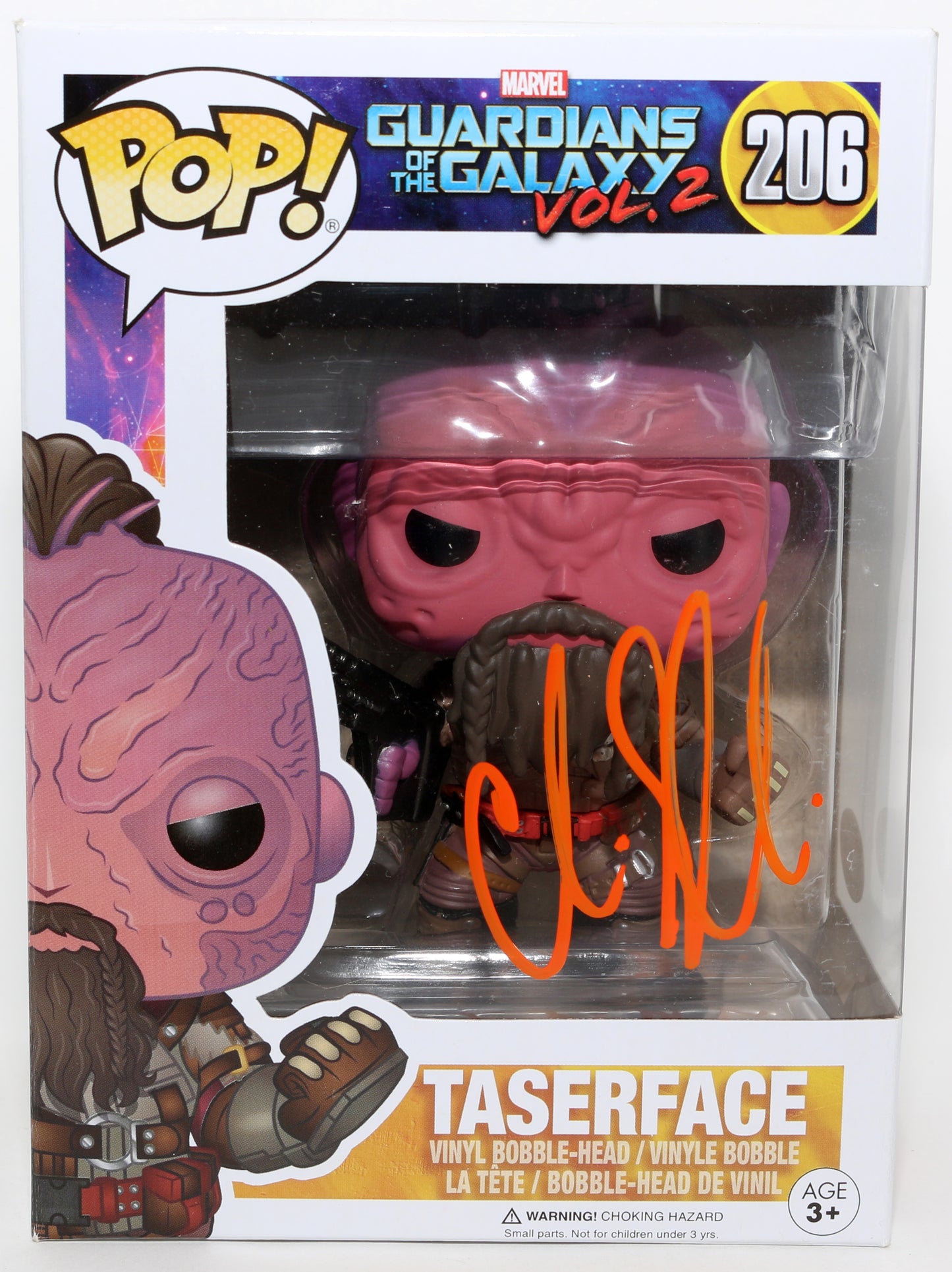 
                  
                    Chris Sullivan as Taserface in Guardians of the Galaxy Vol. 2 Signed Funko POP! #206
                  
                