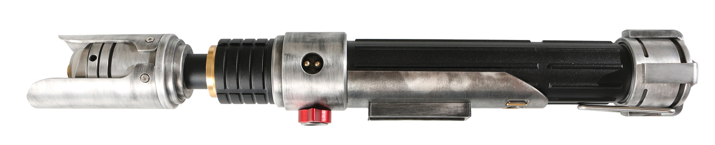 
                  
                    Sabine (Weathered) from Star Wars: Ahsoka Prop Replica Lightsaber by Argo Sabers Signed by Eman Esfandi
                  
                