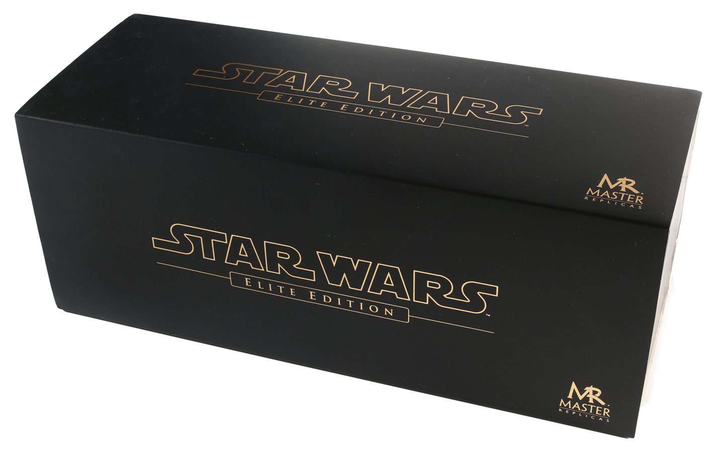 
                  
                    Luke Skywalker in Star Wars: A New Hope Master Replicas SW-135 Elite Edition Consor Capital #1/8 Prop Replica Lightsaber with Plaque (Official Pix) Signed by Mark Hamill
                  
                