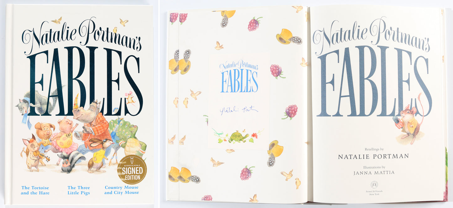 
                  
                    Natalie Portman's Fables Hardcover Children's Picture Book Signed by Natalie Portman
                  
                