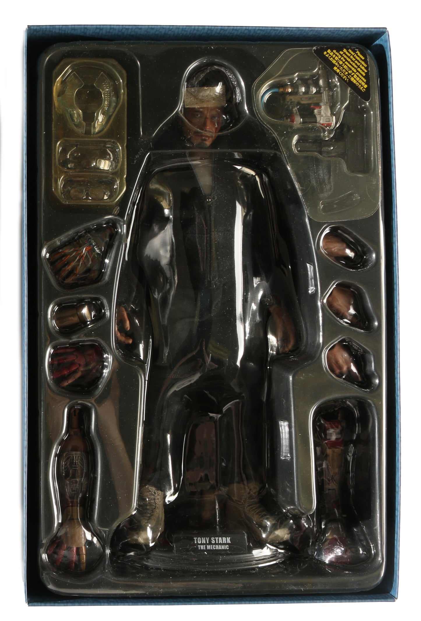 
                  
                    Robert Downey Jr. as Tony Stark [The Mechanic] / Iron Man in Iron Man 3 (Beckett Witnessed) Signed Hot Toys MMS209 1/6th Scale Action Figure
                  
                
