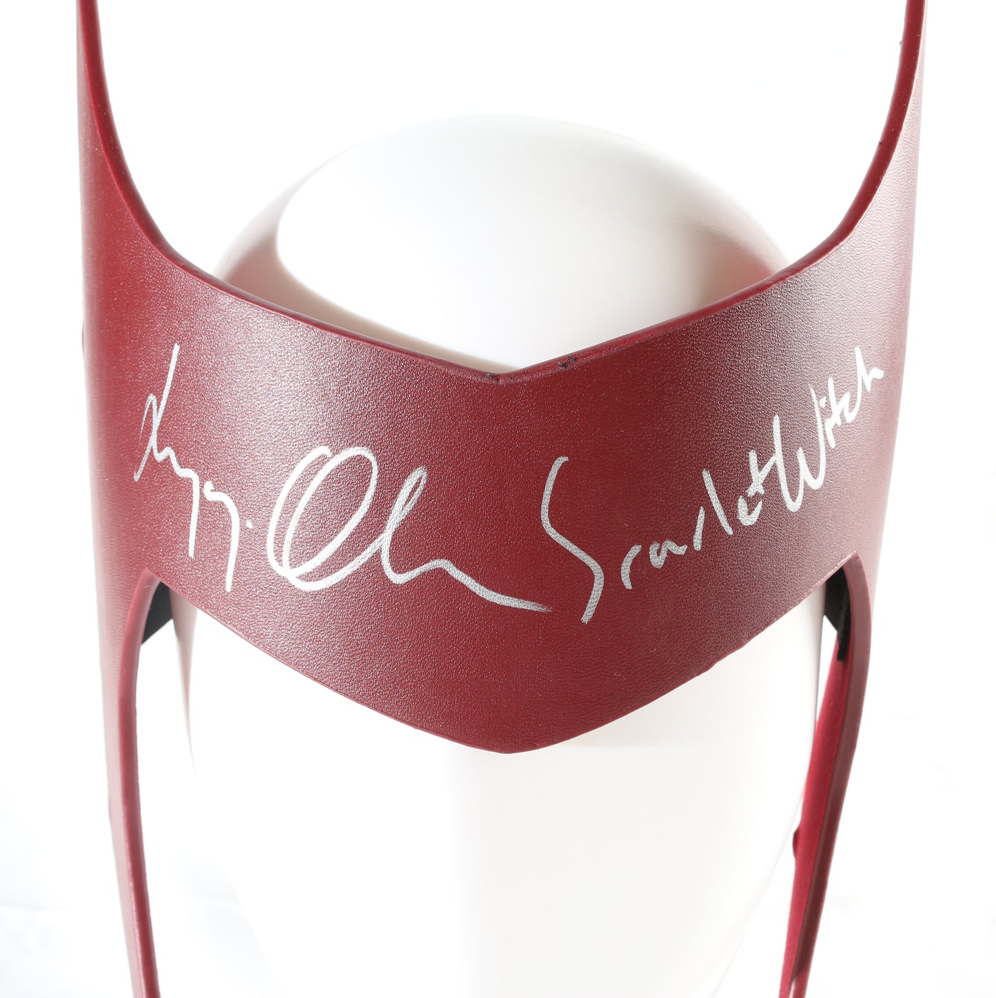 
                  
                    Elizabeth Olsen as Scarlet Witch in WandaVision (JSA) Signed Prop Replica Tiara with Character Name
                  
                