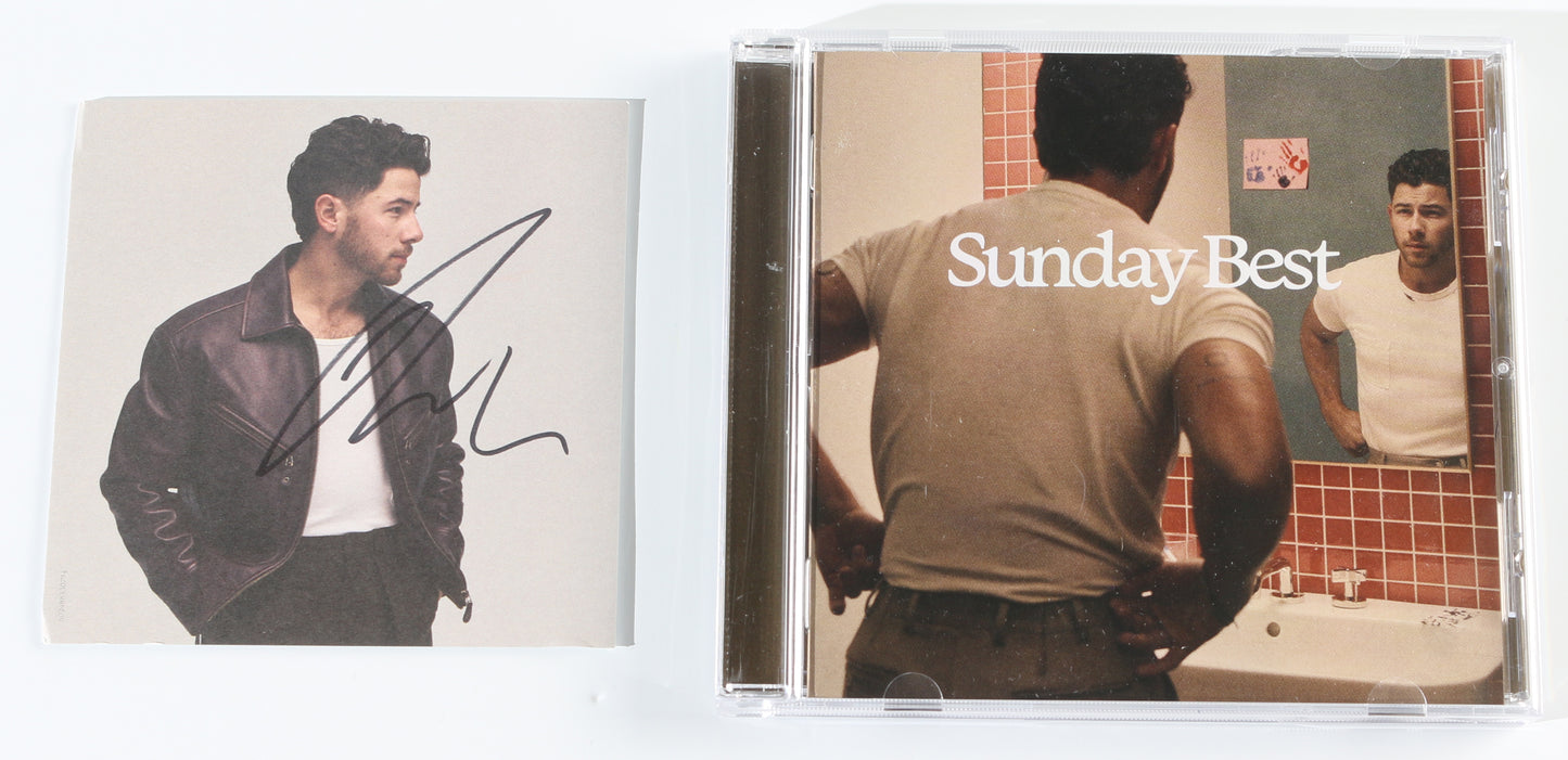 
                  
                    Nick Jonas: Sunday Best CD Album Insert Signed by Nick Jonas
                  
                