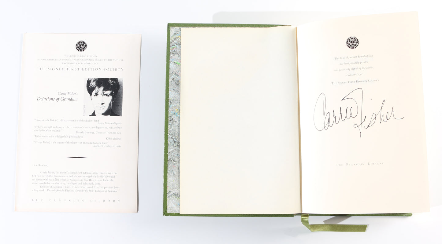 
                  
                    Delusions of Grandma First Edition Hardcover Book Signed by Star Wars Princess Leia Actress & Author Carrie Fisher
                  
                