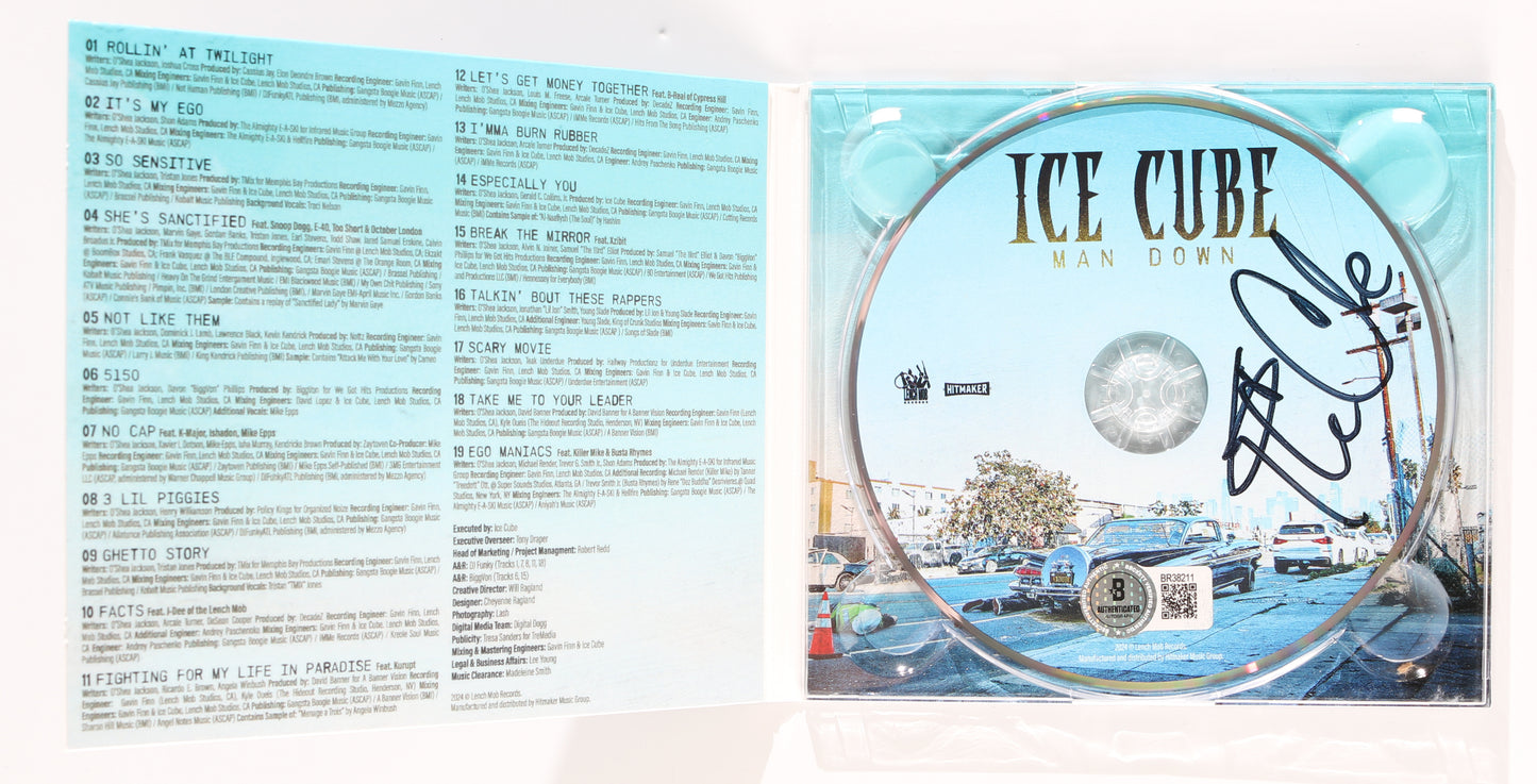 
                  
                    Ice Cube: Man Down CD Album (Beckett) Signed by Ice Cube
                  
                