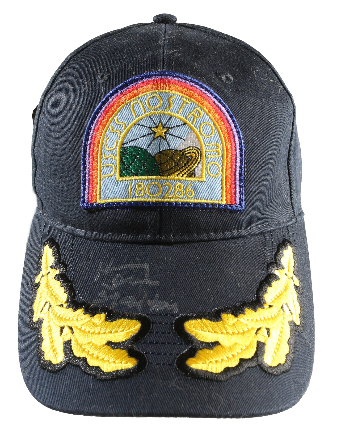 
                  
                    Harry Dean Stanton as Brett in Alien Signed Prop Replica USCSS Nostromo Cap
                  
                