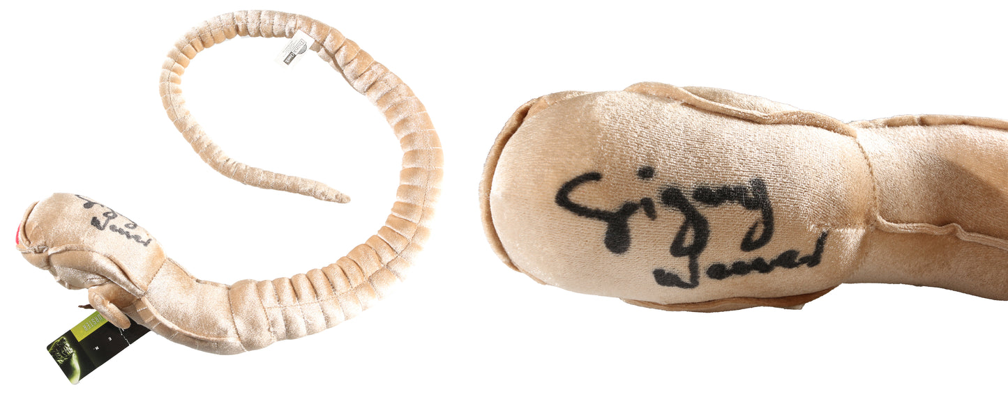 
                  
                    Sigourney Weaver as Ripley in Alien Signed Plush Chestbuster
                  
                