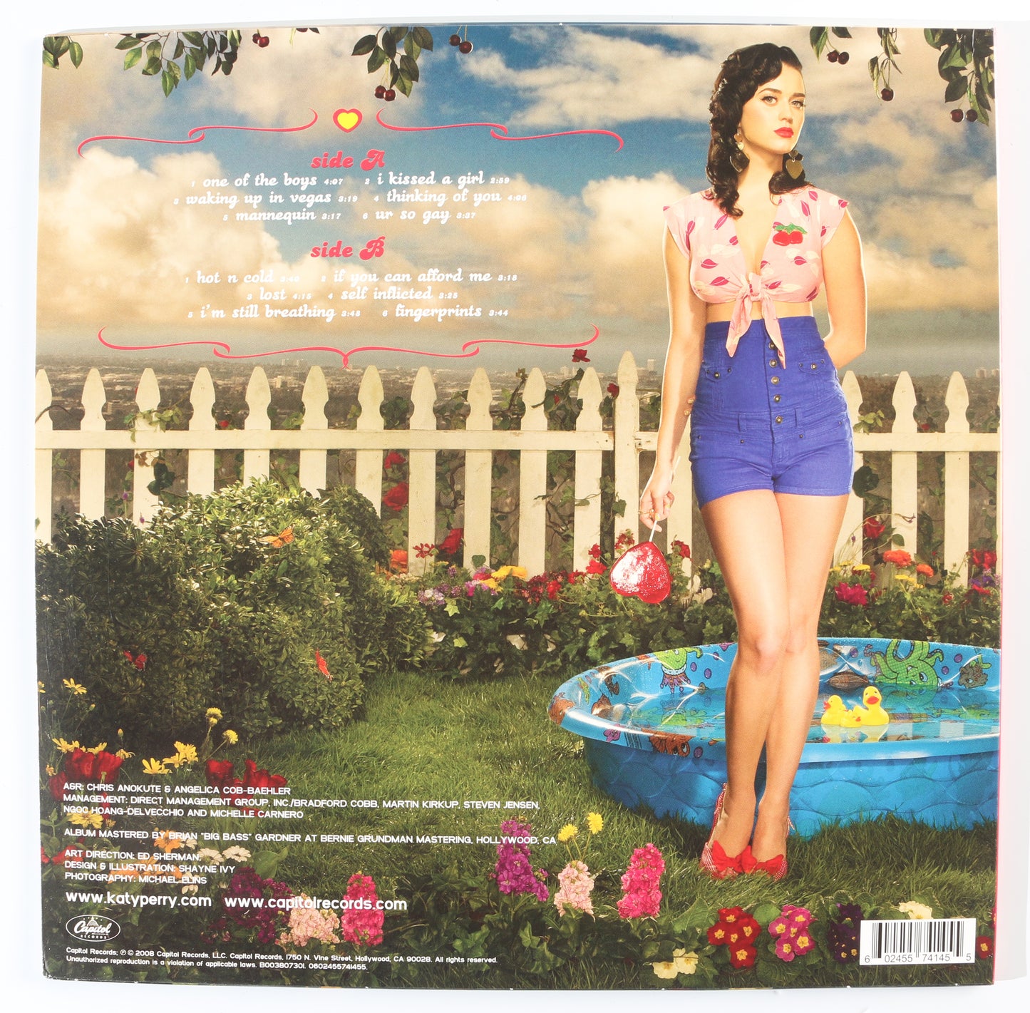 
                  
                    Katy Perry: One of the Boys 12" Vinyl Record Signed by Katy Perry
                  
                