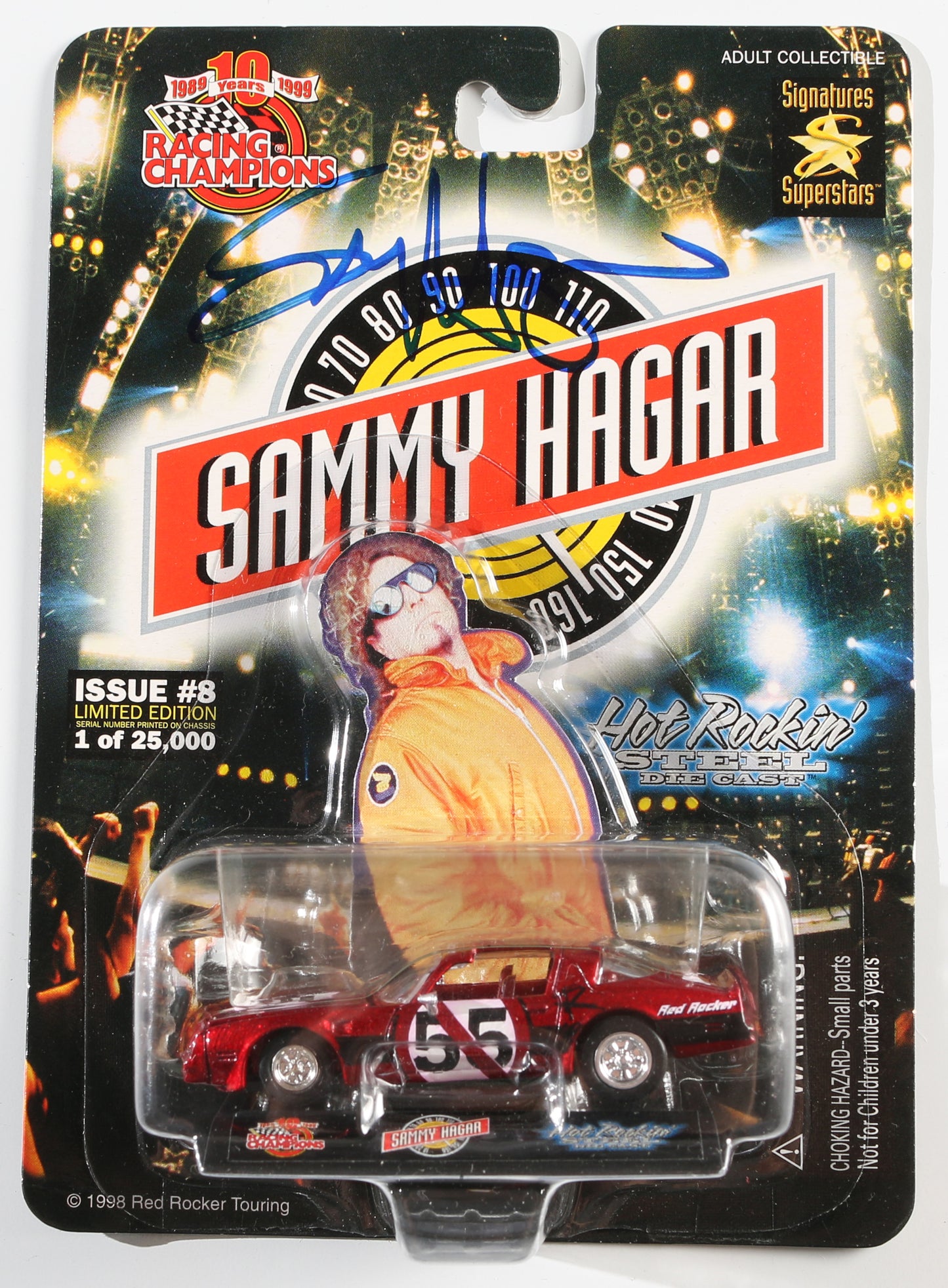
                  
                    Sammy Hagar Singer Songwriter from Van Halen Signed Racing Champions Die Cast Car Collectible
                  
                